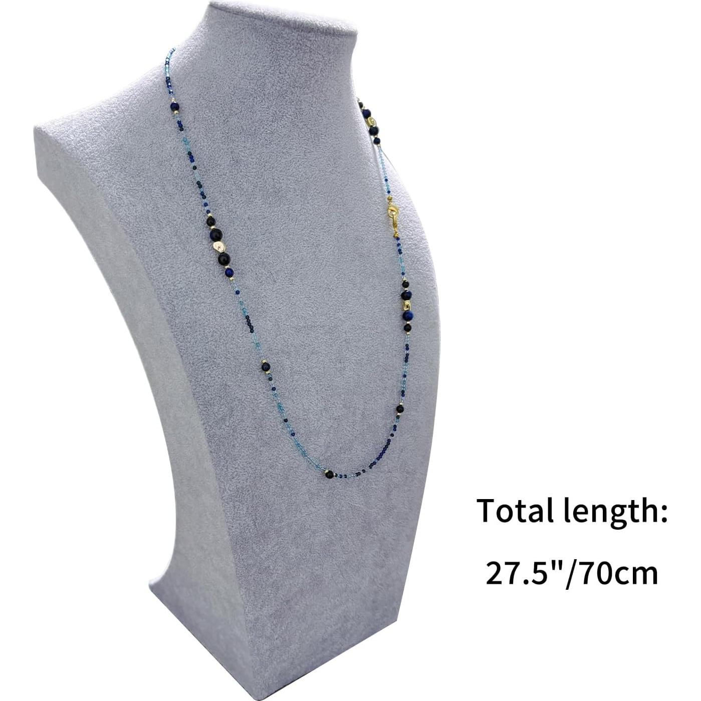 Cadena de Gafas Elegante con Perlas y Charm Premium