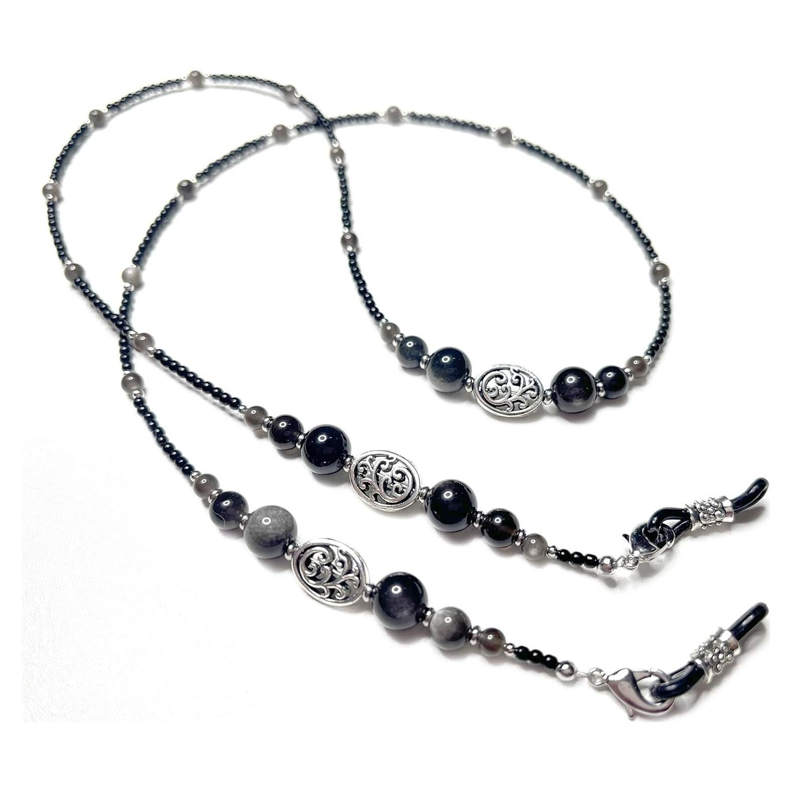 Cadena para Gafas de Sol Obsidiana - Accesorio Elegante