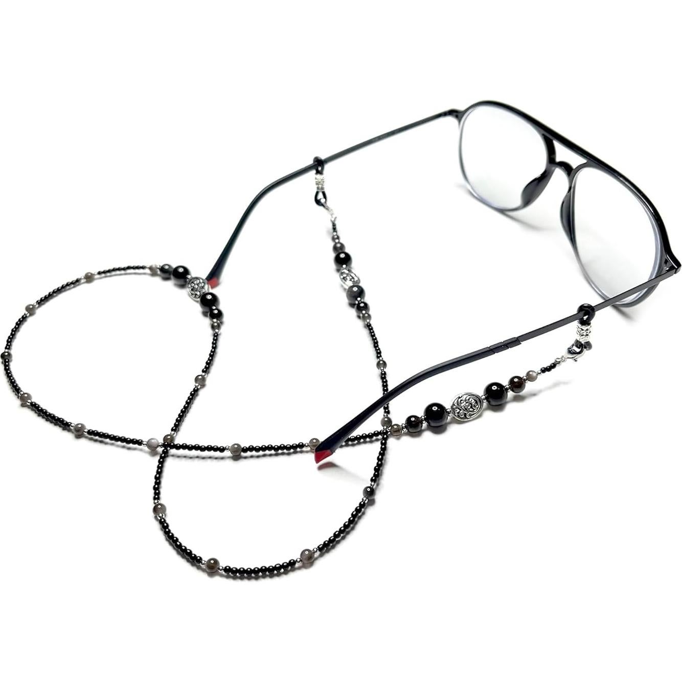 Cadena para Gafas de Sol Obsidiana - Accesorio Elegante
