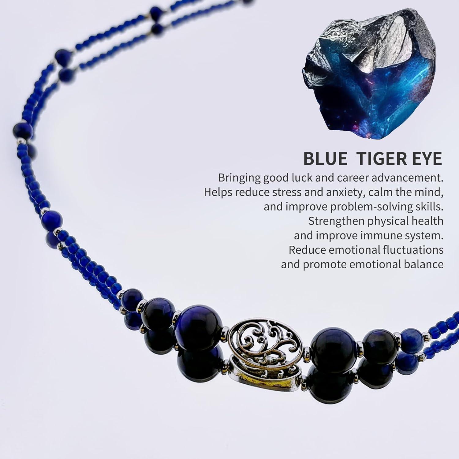 Cadena para Gafas de Cristal y Perlas - Árbol de la Vida