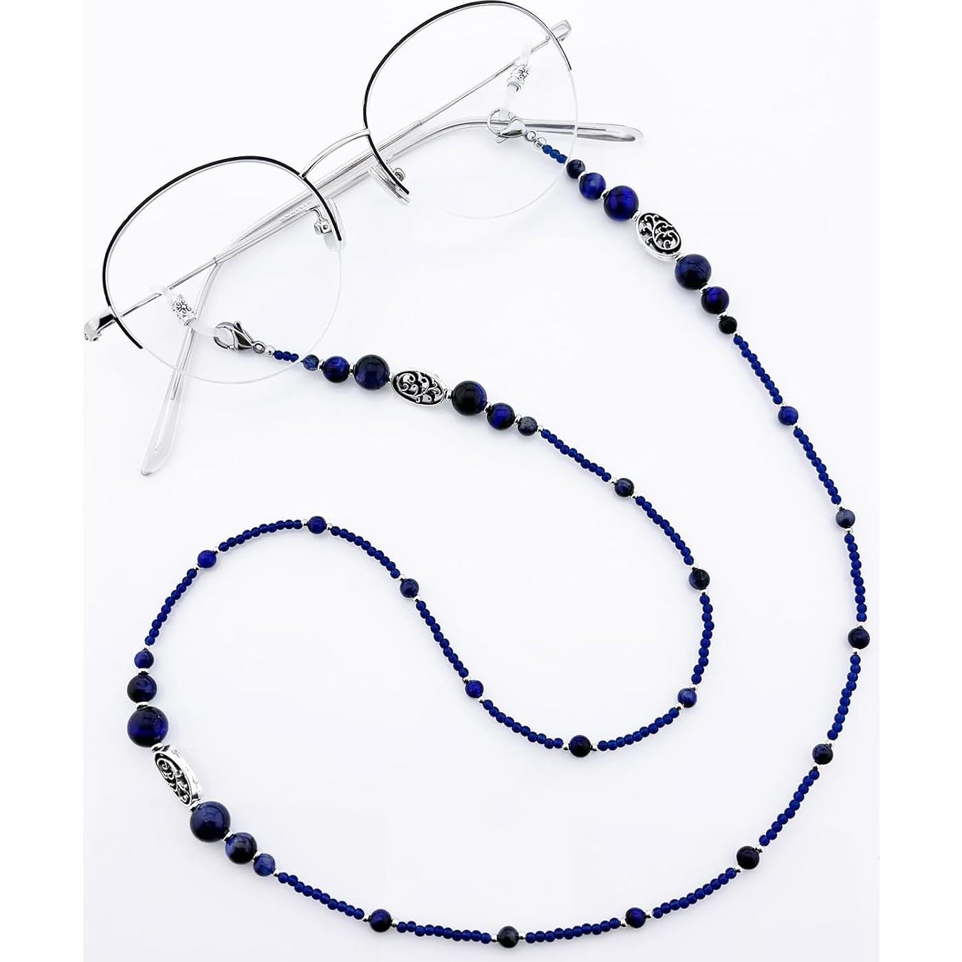 Cadena para Gafas de Cristal y Perlas - Árbol de la Vida