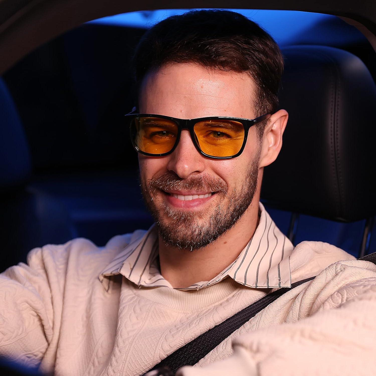 Gafas de Visión Nocturna DUCO Amarillas Polarizadas UV