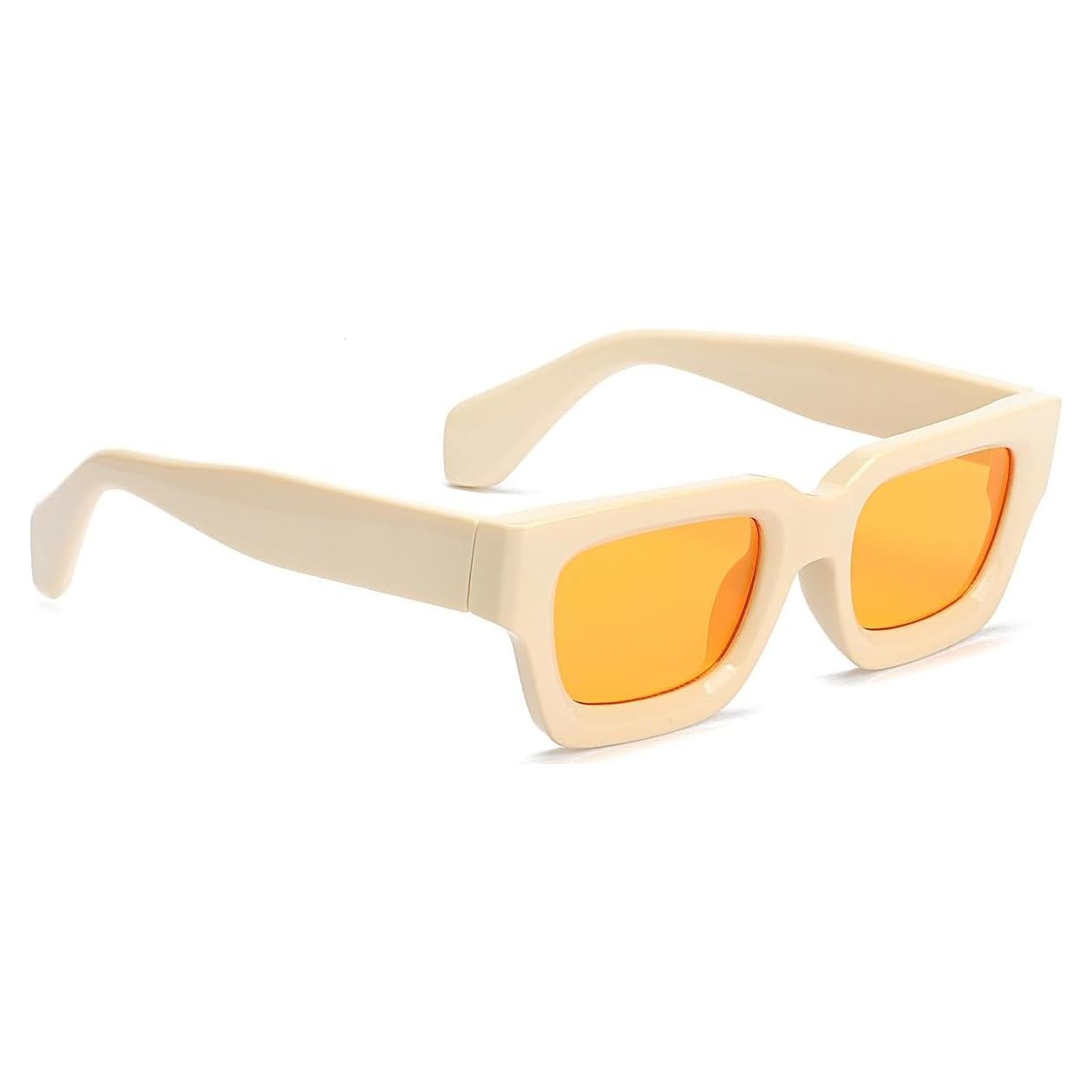 Gafas de Sol Cuadradas UV400 GFUIARA Unisex Beige
