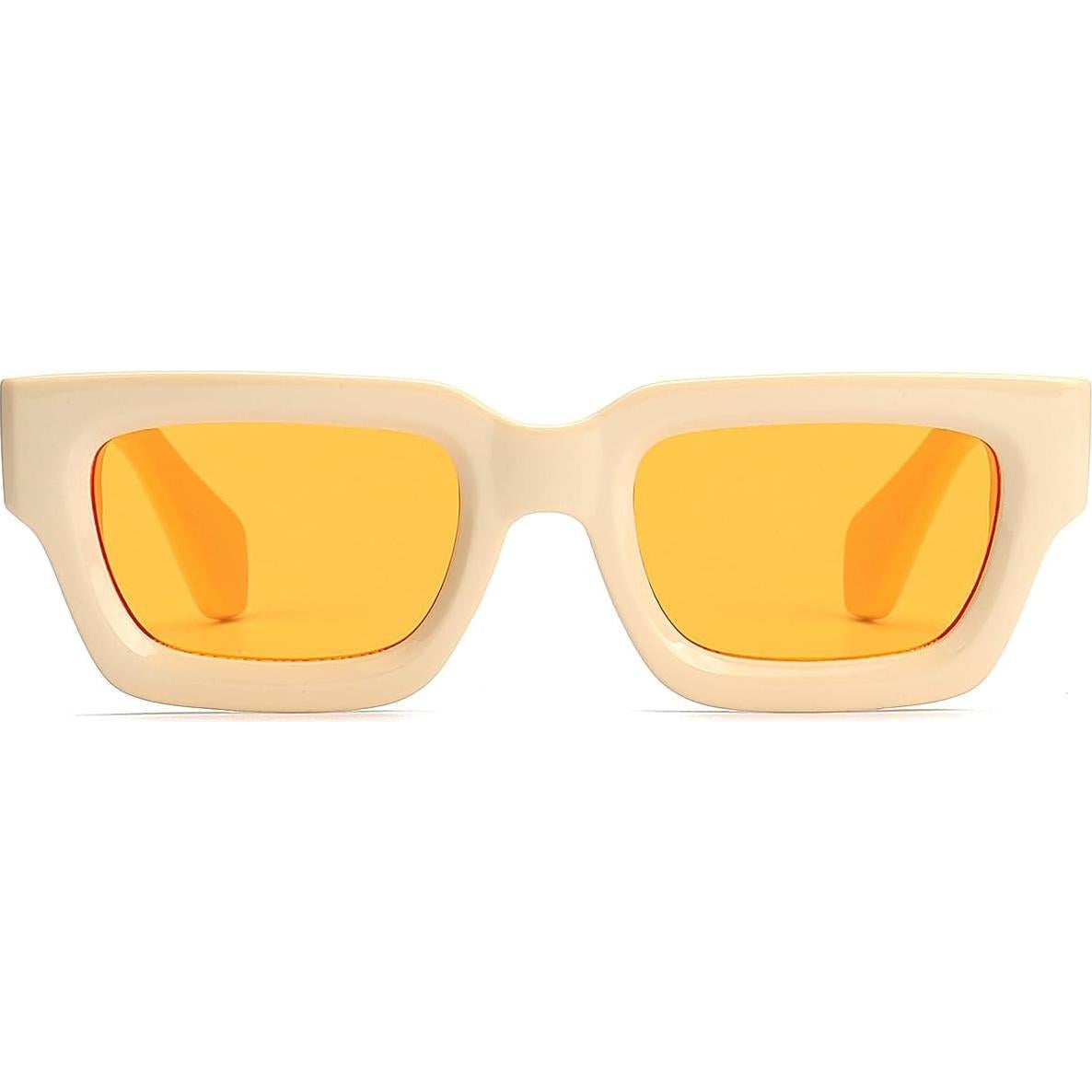 Gafas de Sol Cuadradas UV400 GFUIARA Unisex Beige