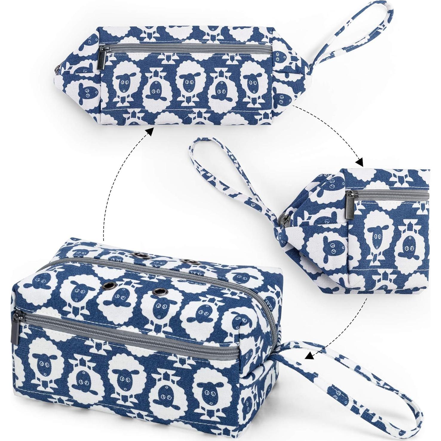 Bolsa de Almacenamiento de Hilo LUXJA Pequeña Oveja 21.6x12.7 cm