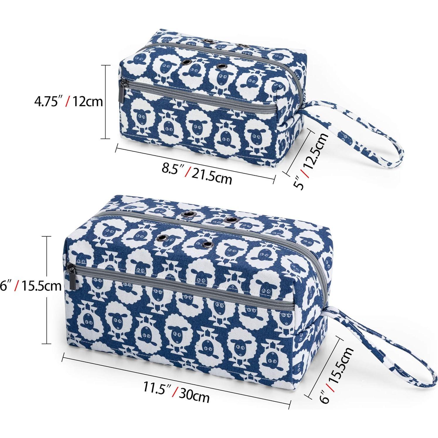 Bolsa de Almacenamiento de Hilo LUXJA Pequeña Oveja 21.6x12.7 cm