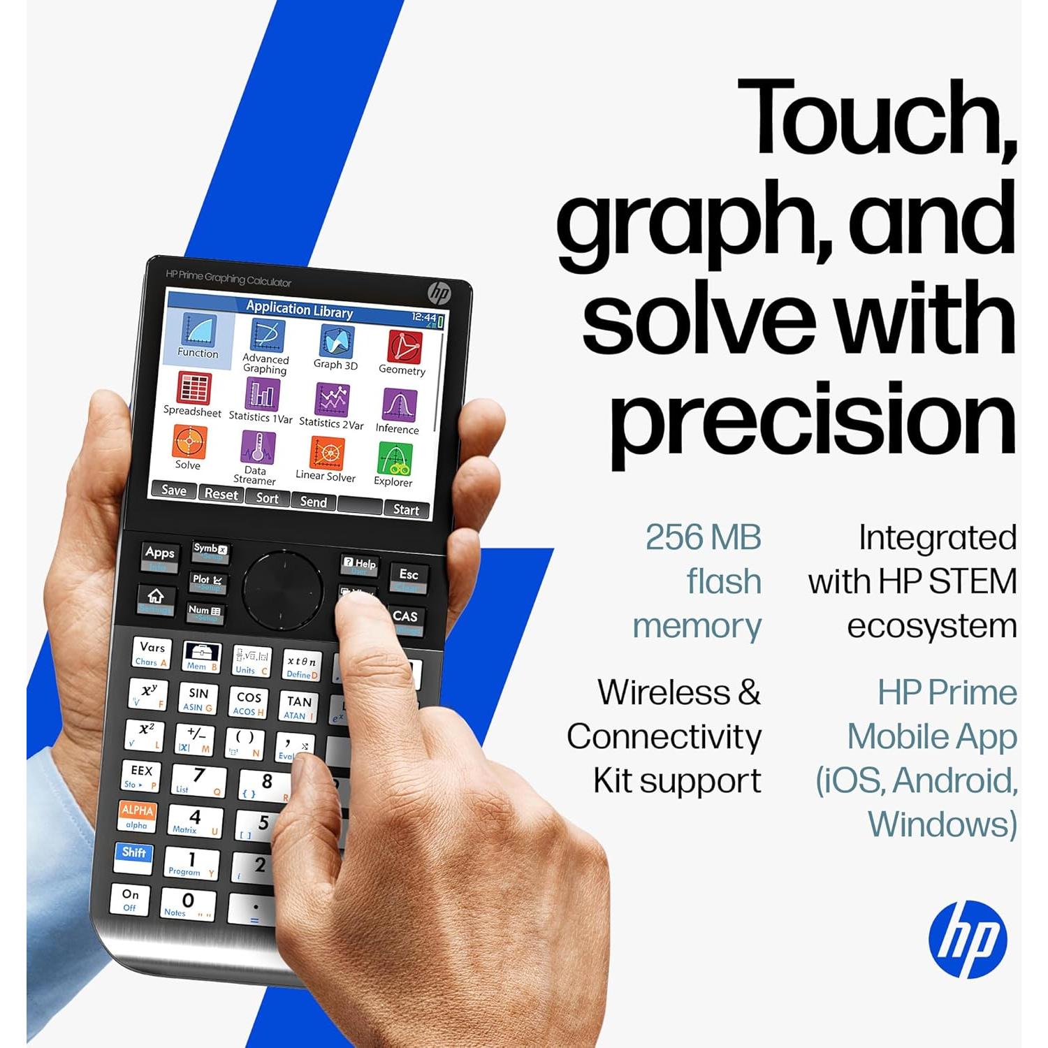 Calculadora Gráfica HP Prime G2 - Pantalla Táctil 8.89 cm - Aprobada SAT/AP
