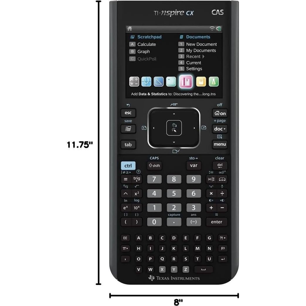 Calculadora Gráfica Texas Instruments Nspire CX CAS - Pantalla Color
