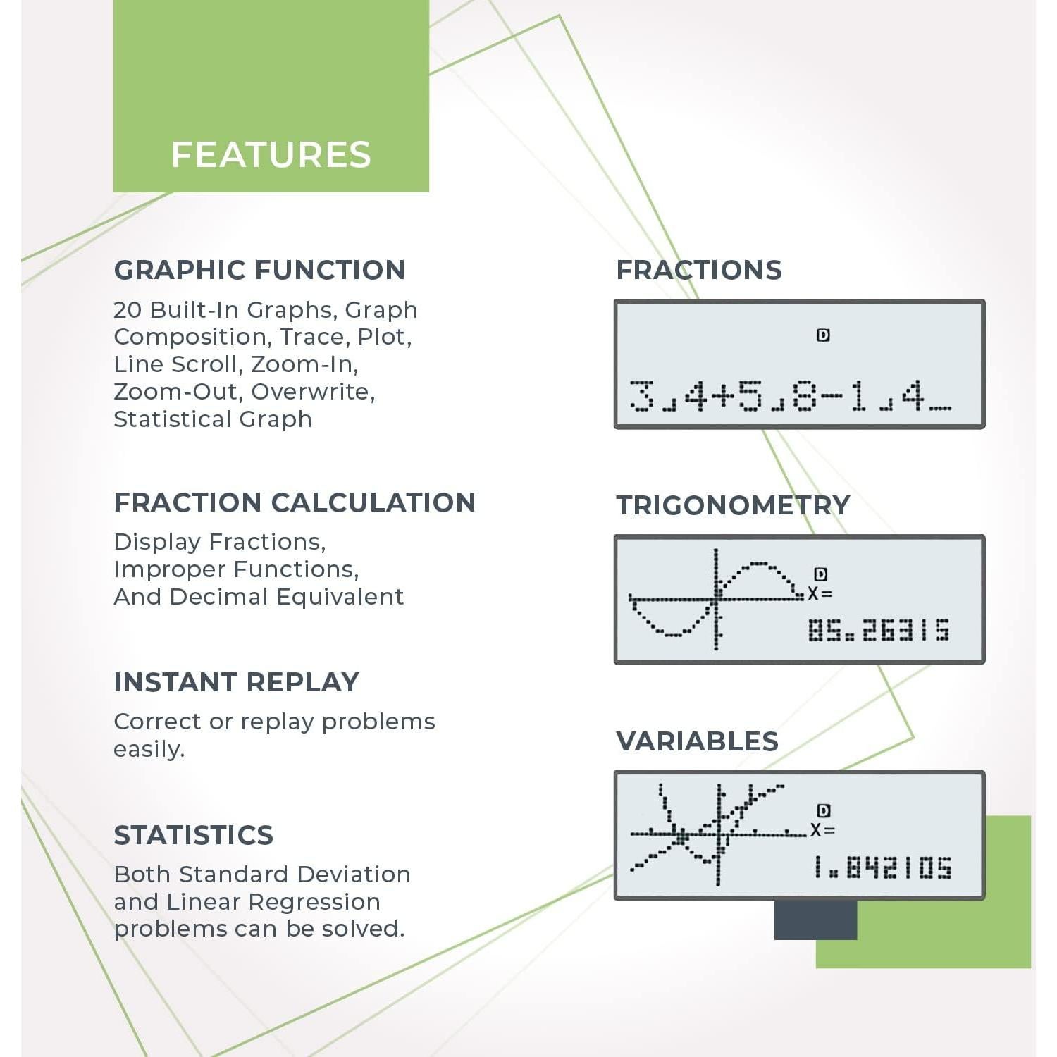 Calculadora Científica Catiga CS229 Gráfica 280 Funciones Azul