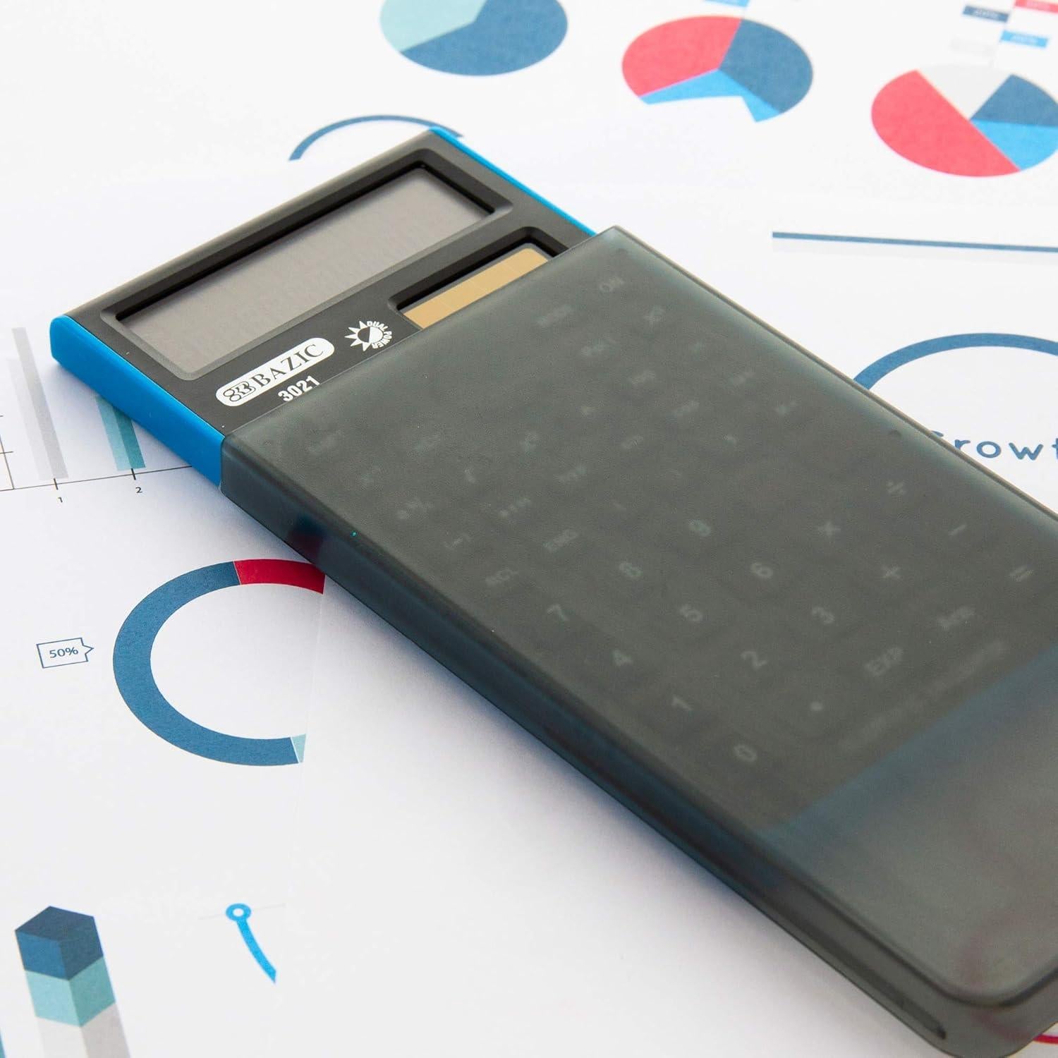 Calculadora Científica BAZIC 240 Funciones Doble Batería Solar