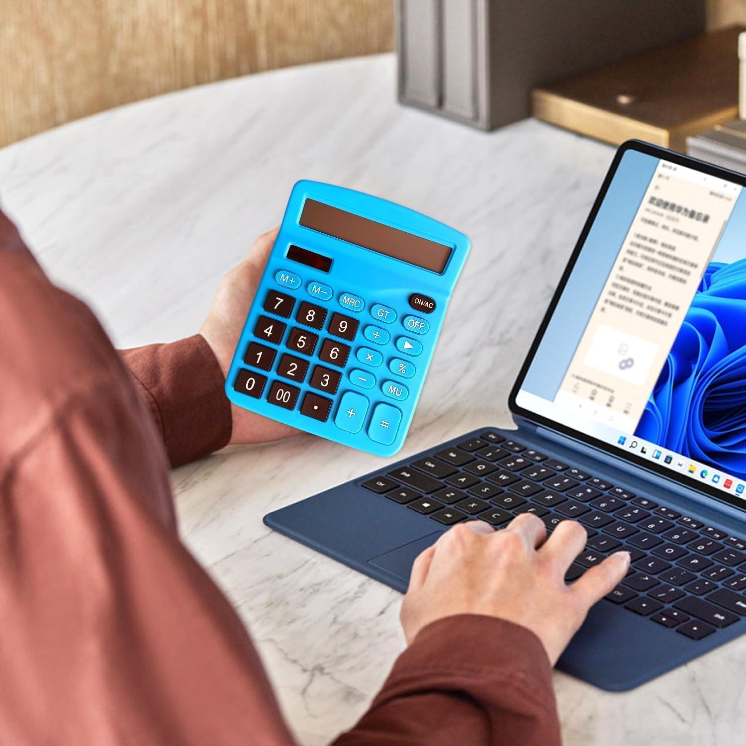 Calculadora de Escritorio Bulexy K201 12 Dígitos Solar y Batería