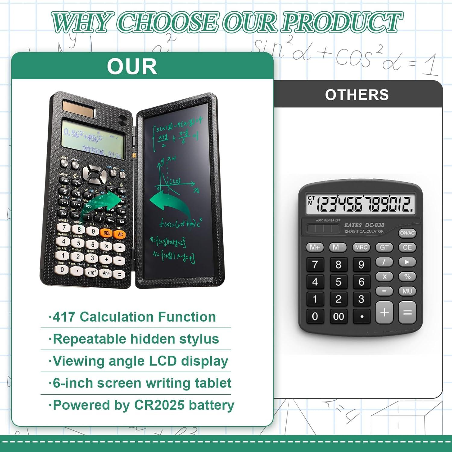 Calculadora Científica Solar Copkim LIA-Copkim-147 con Pantalla LCD