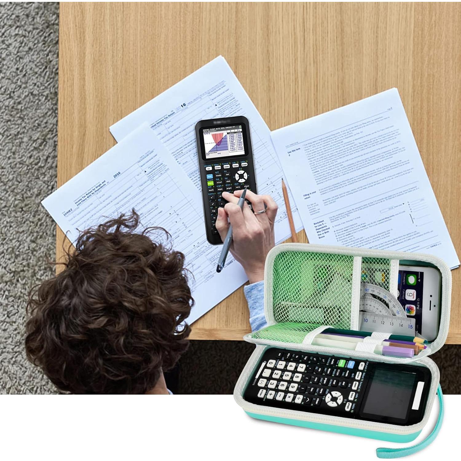 Funda Verde para Calculadora Gráfica Texas Instruments TI-84 Plus