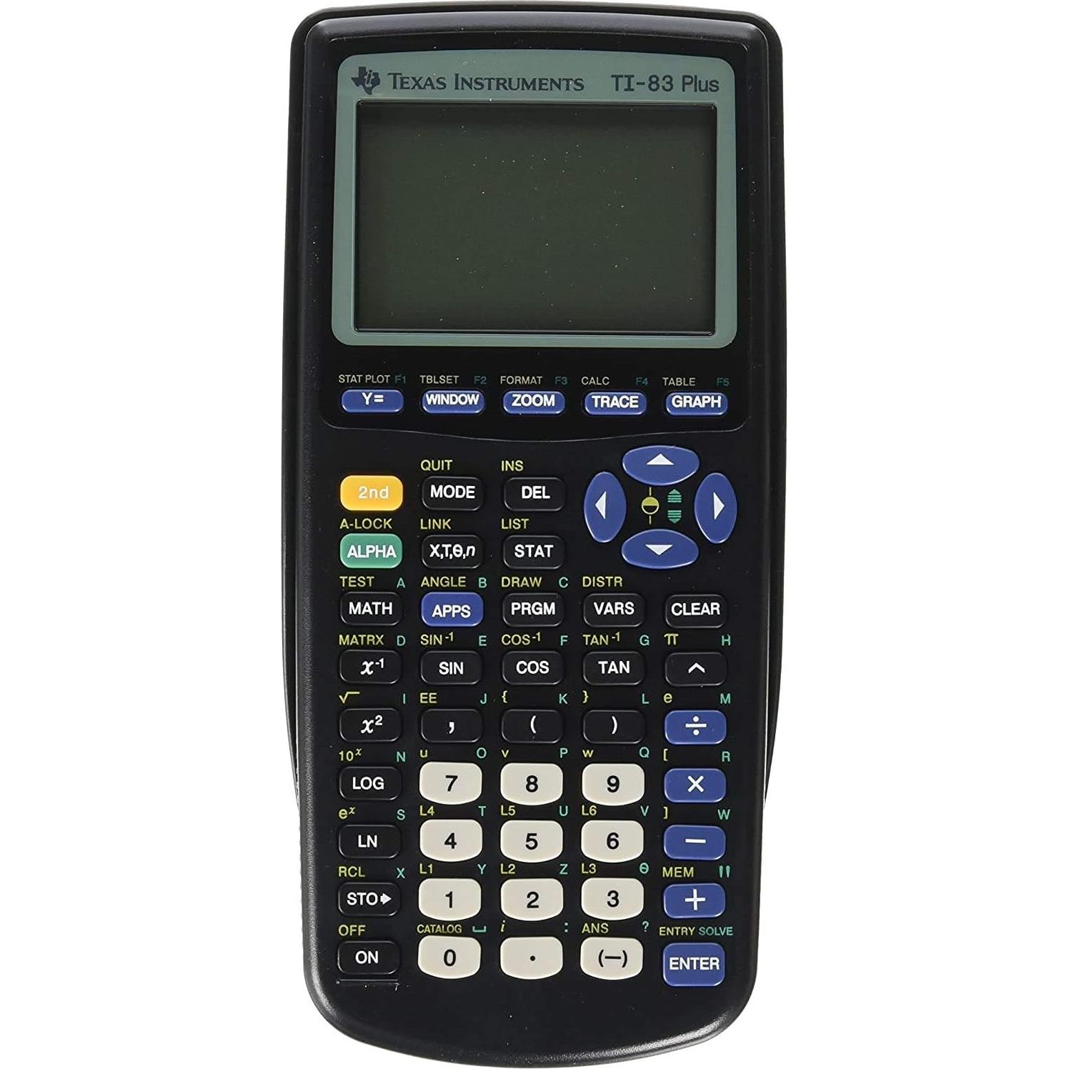 Calculadora Gráfica Texas Instruments TI-83 Plus Renovada