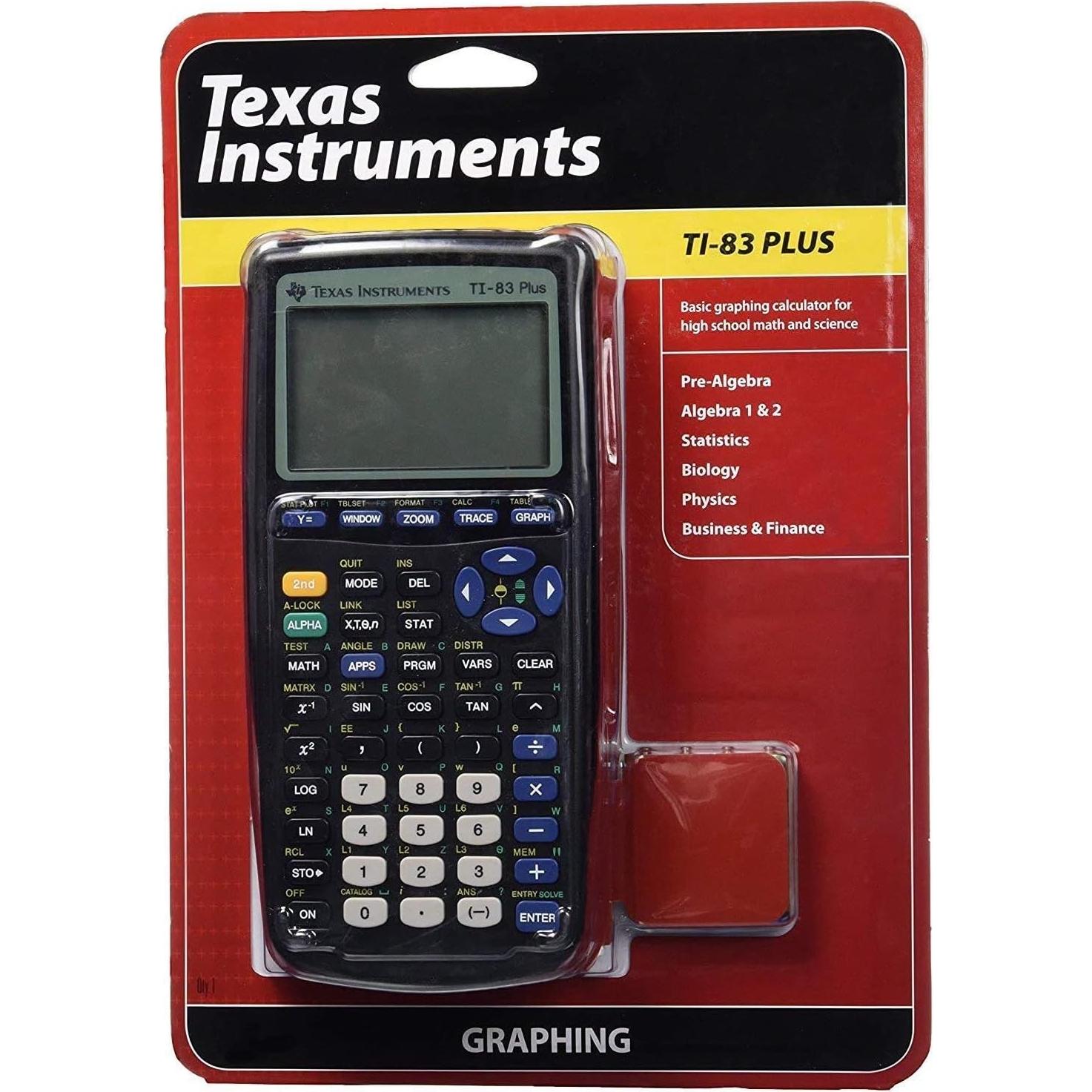 Calculadora Gráfica Texas Instruments TI-83 Plus Renovada