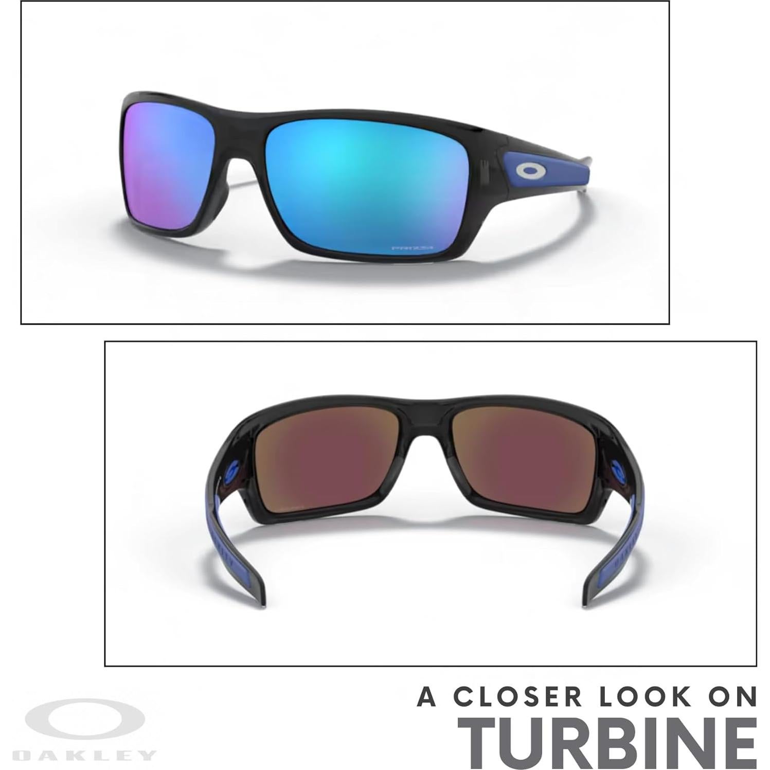 Gafas de sol Oakley Turbine para hombres + correa + kit