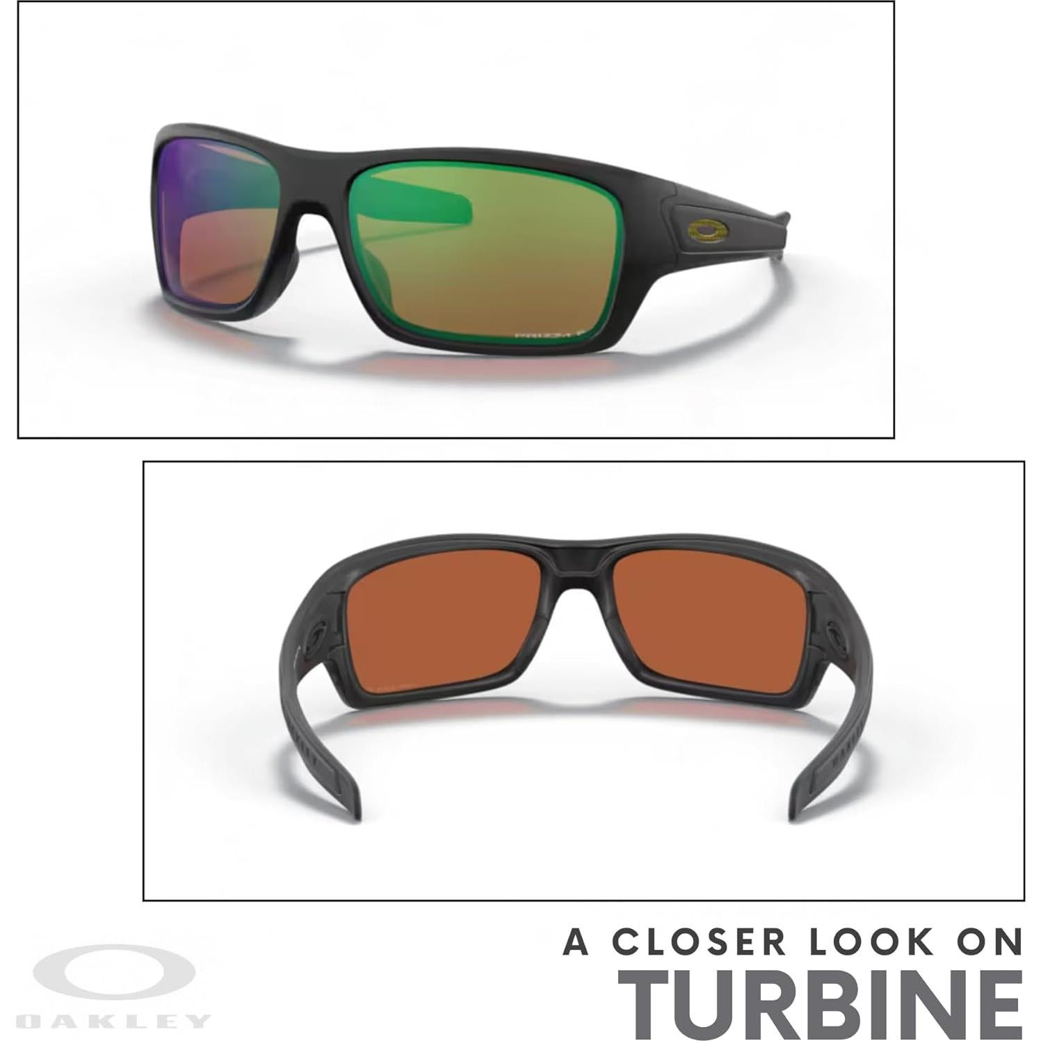 Gafas de sol Oakley Turbine para hombres + Correa + Kit