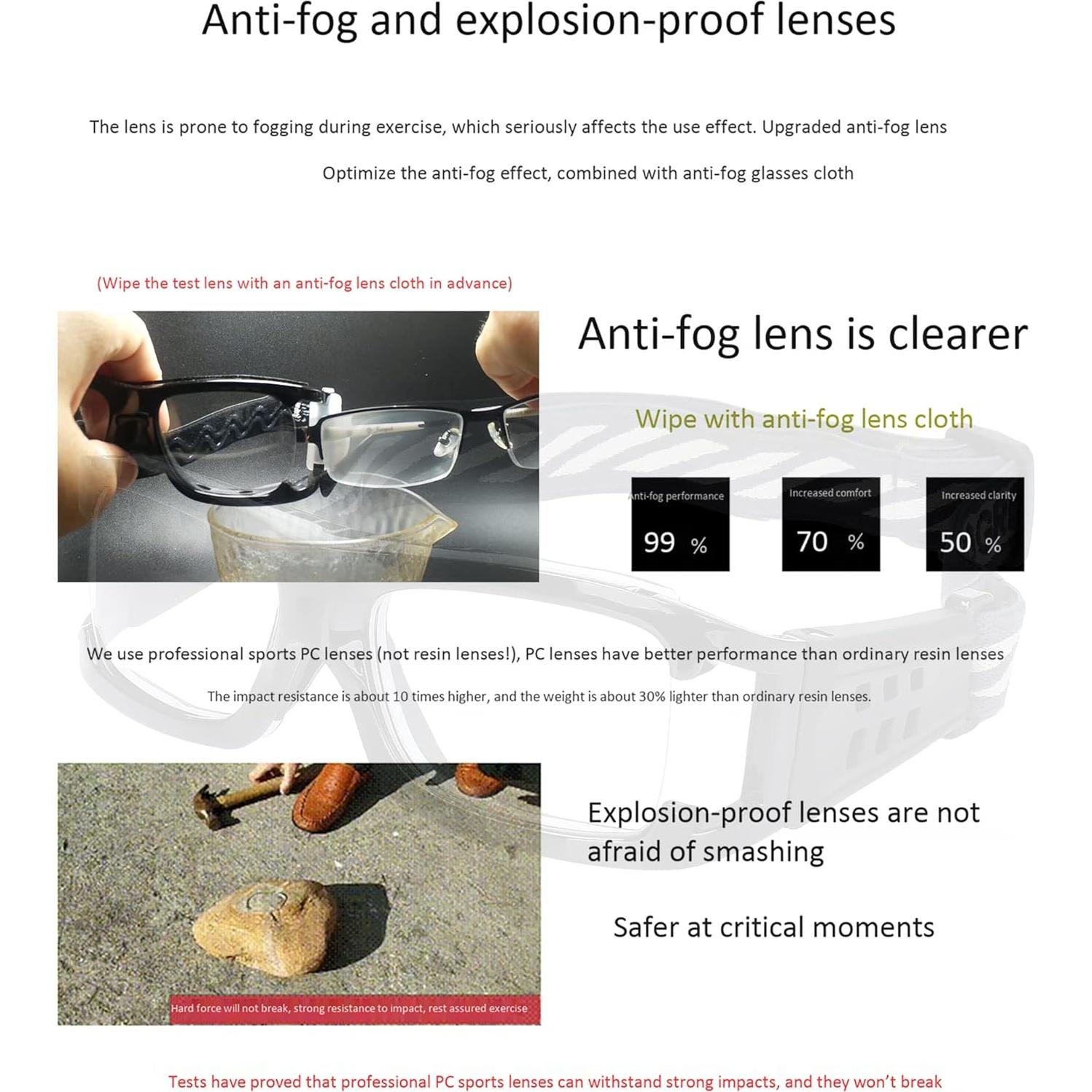 Gafas Deportivas SooGree con Lentes Reemplazables y Ajustables