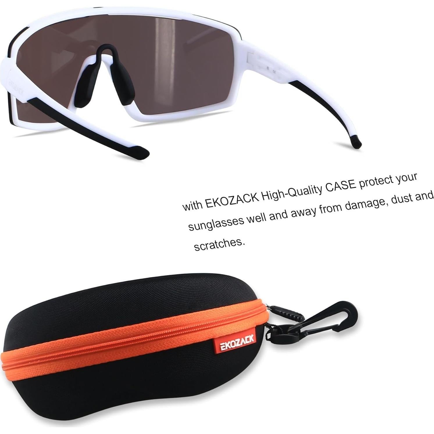 Gafas de Ciclismo EKOZACK Ec01 UV400 Antideslizantes