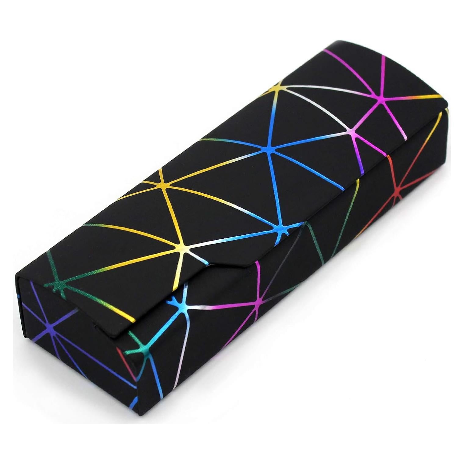 Estuche para Gafas Abwuulq Negro 16x5 cm Rígido Unisex