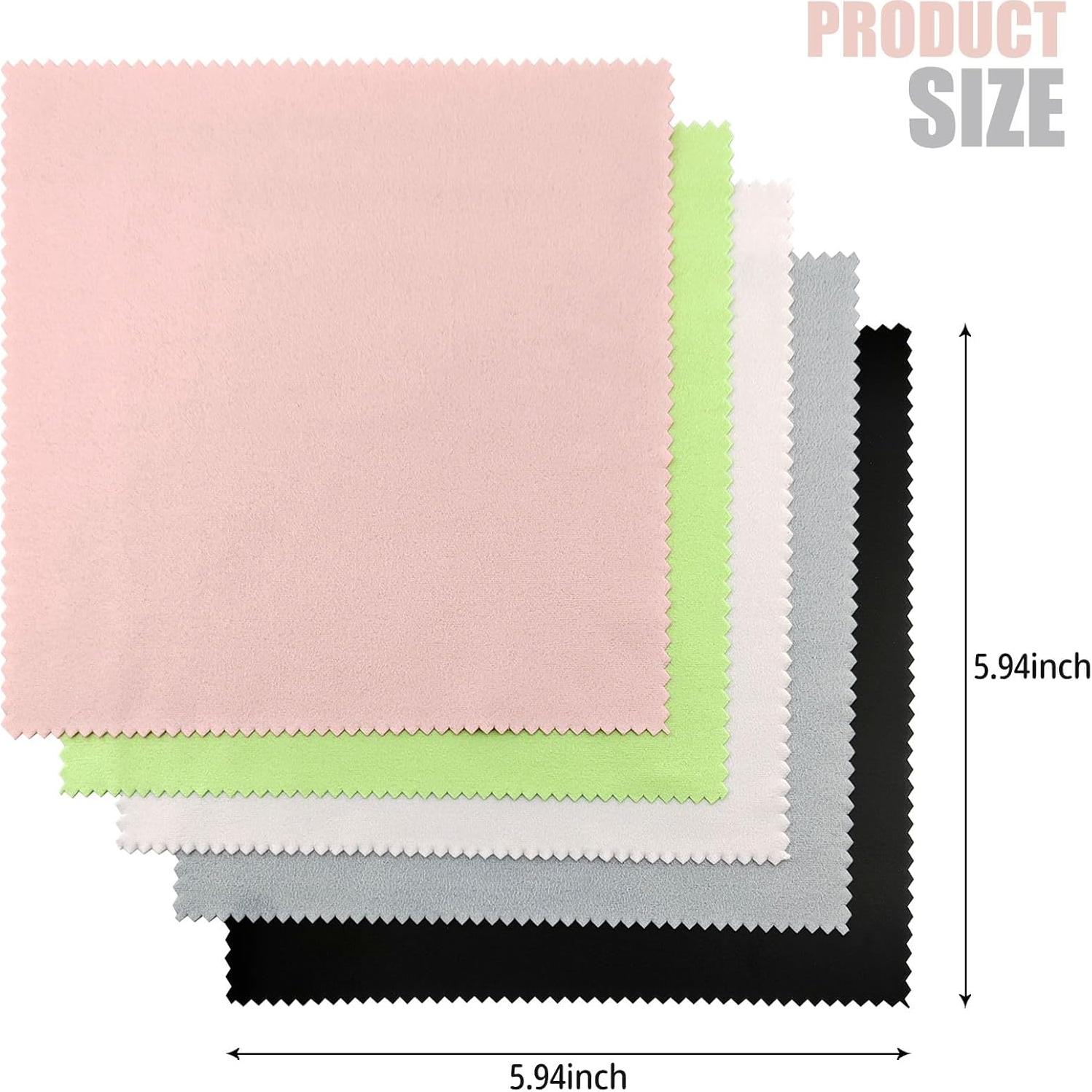 Paquete de 5 Paños de Limpieza de Microfibra JUNSDUKE 15x18cm