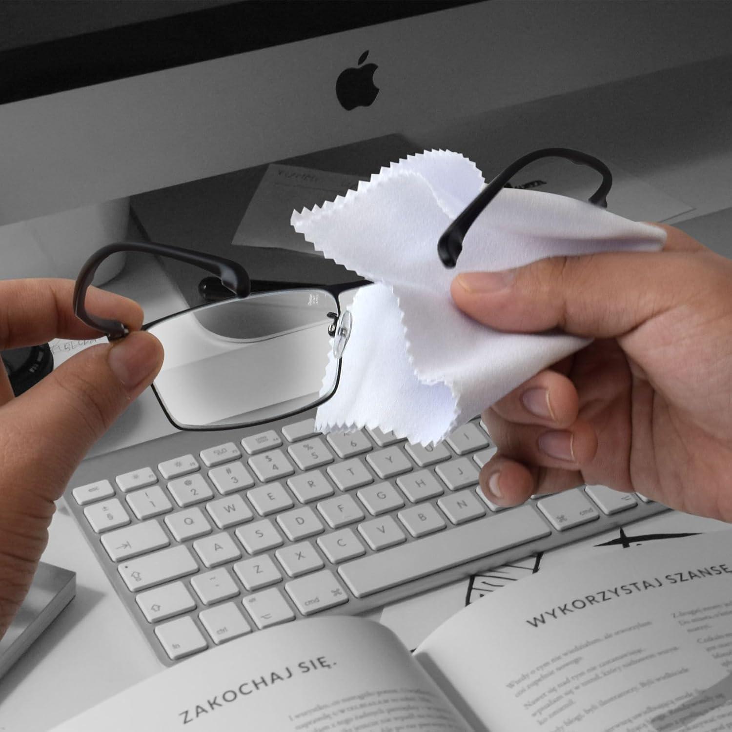 Paquete de 5 Paños de Limpieza de Microfibra JUNSDUKE 15x18cm