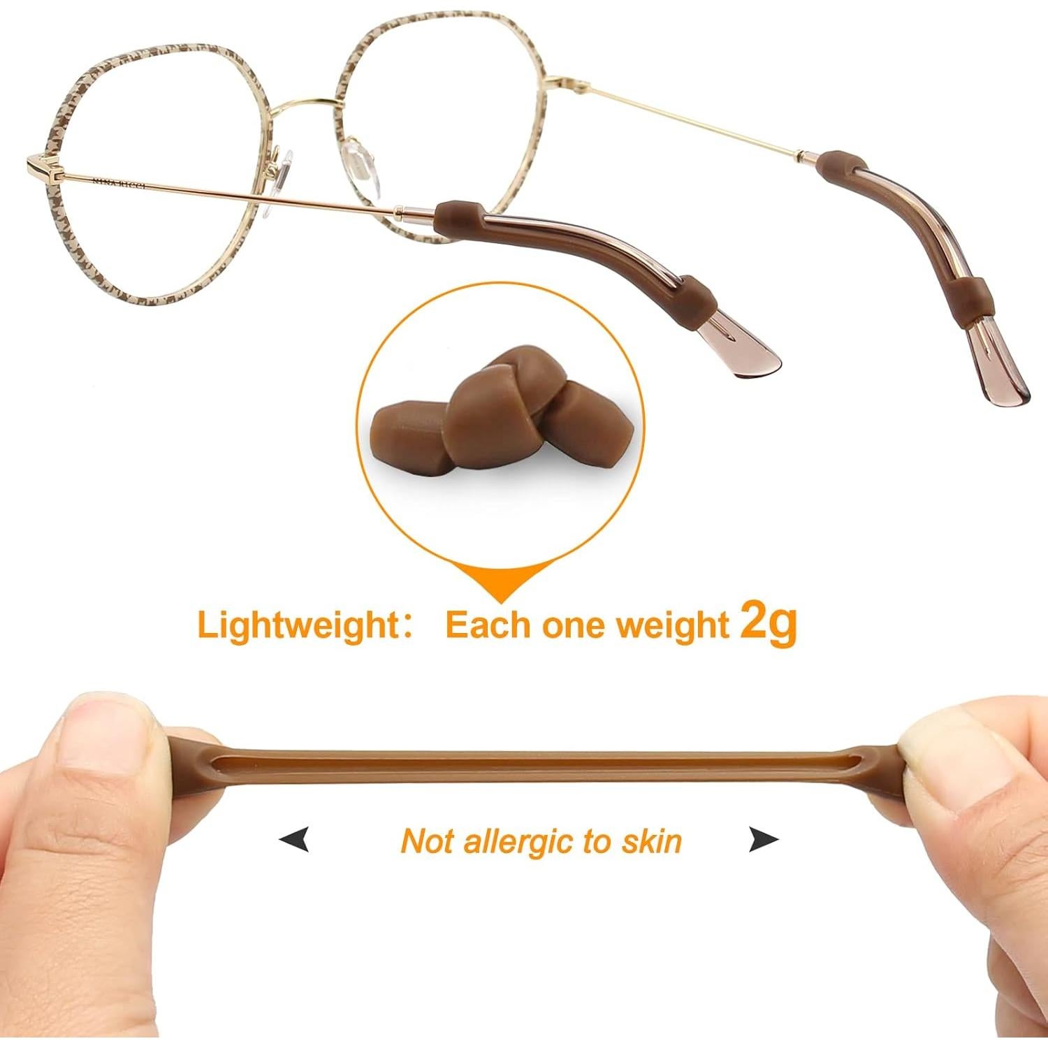 Retenedores de Gafas SMARTTOP de Silicona Antideslizante