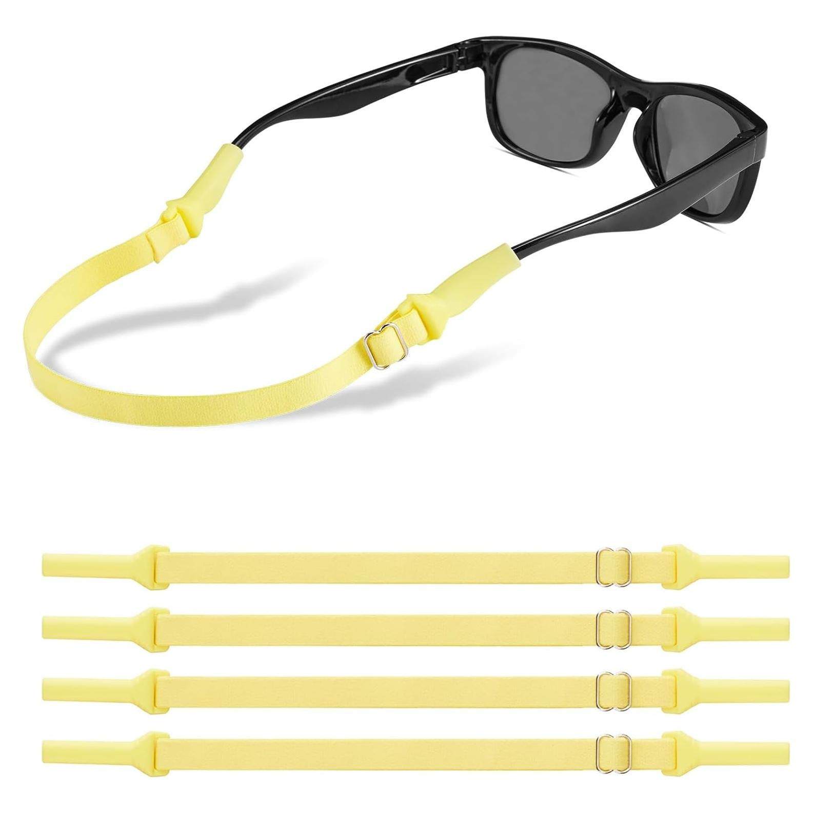 Correas para Gafas LVVFIT Niños 16.5-25.4 cm 4 Piezas Amarillo