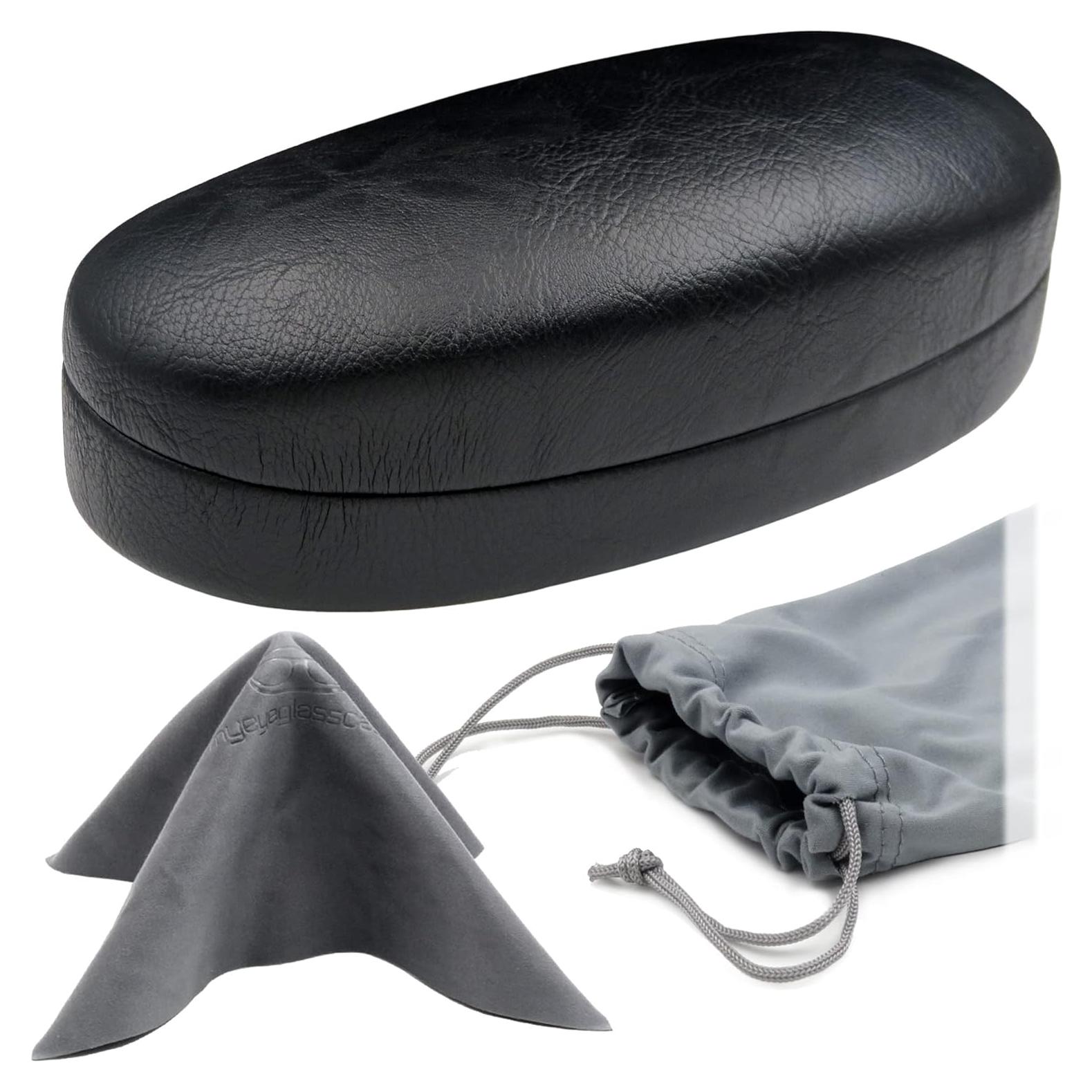 Estuche Duro para Gafas MiEstucheDeGafas Negro con Bolsa