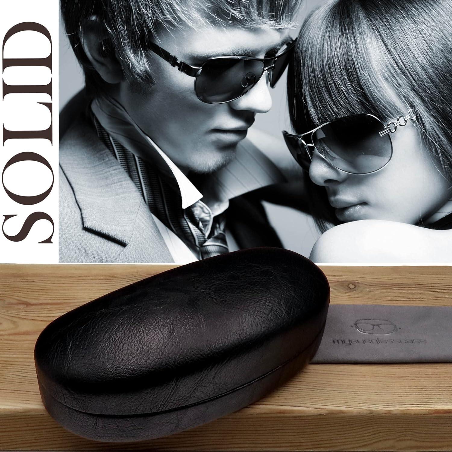 Estuche Duro para Gafas MiEstucheDeGafas Negro con Bolsa