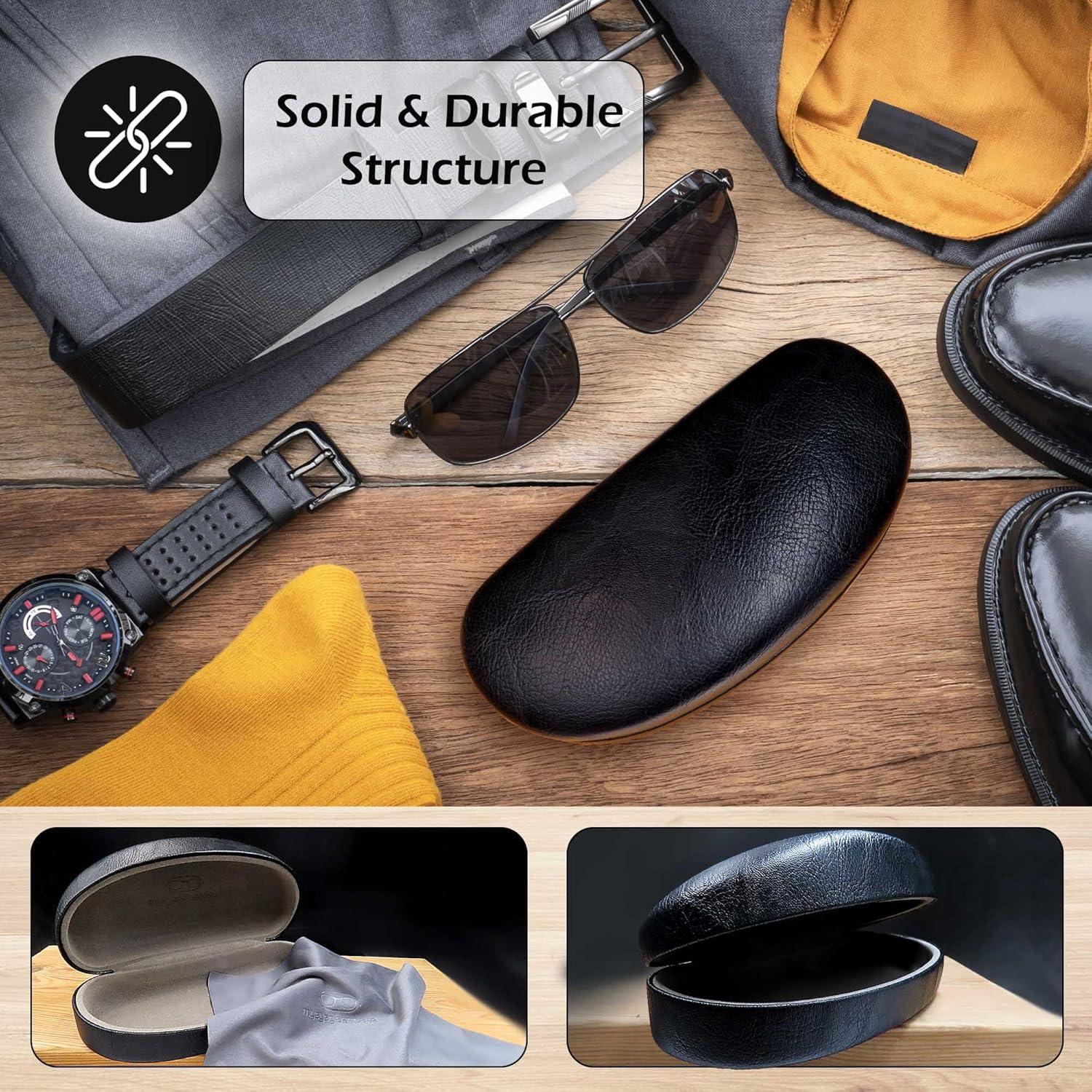 Estuche Duro para Gafas MiEstucheDeGafas Negro con Bolsa