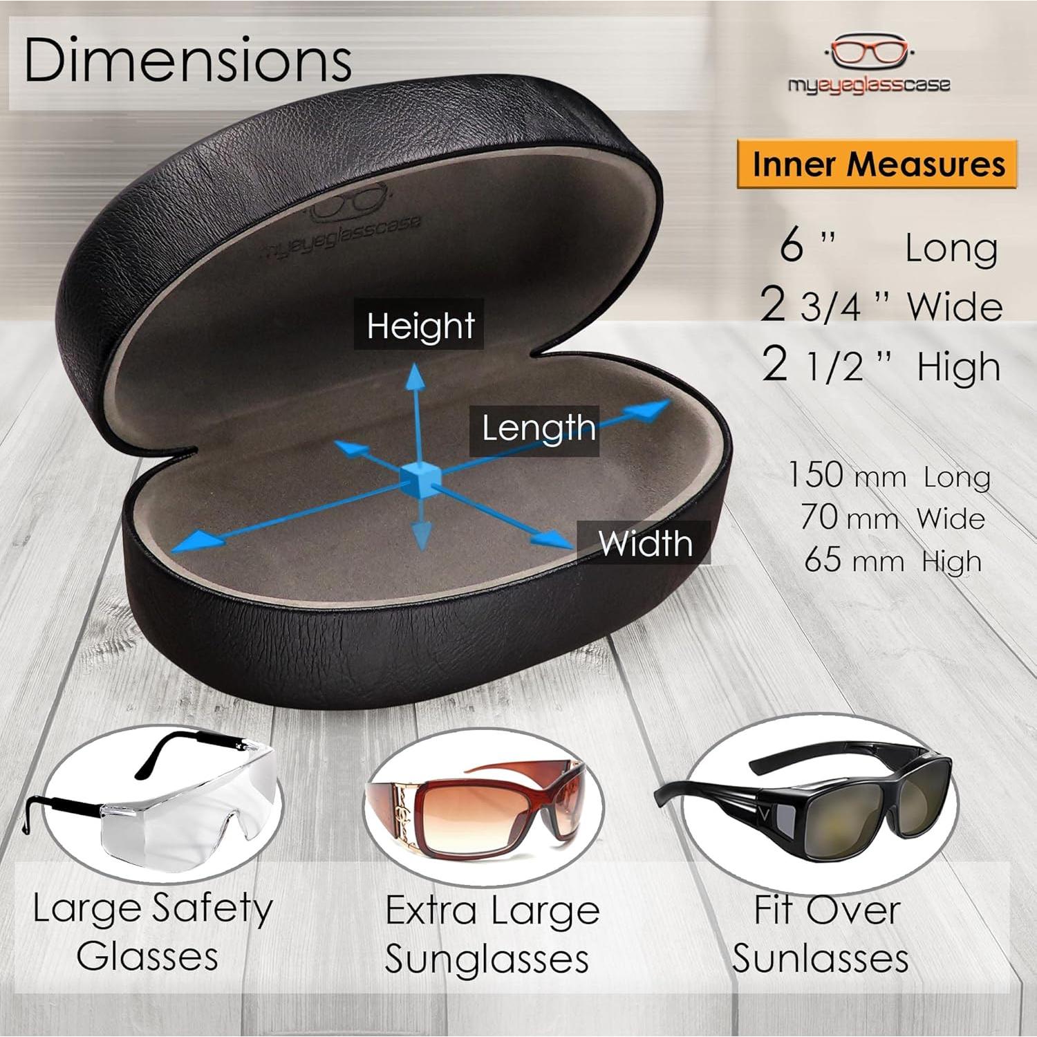 Estuche Duro para Gafas MiEstucheDeGafas - Negro - Universal