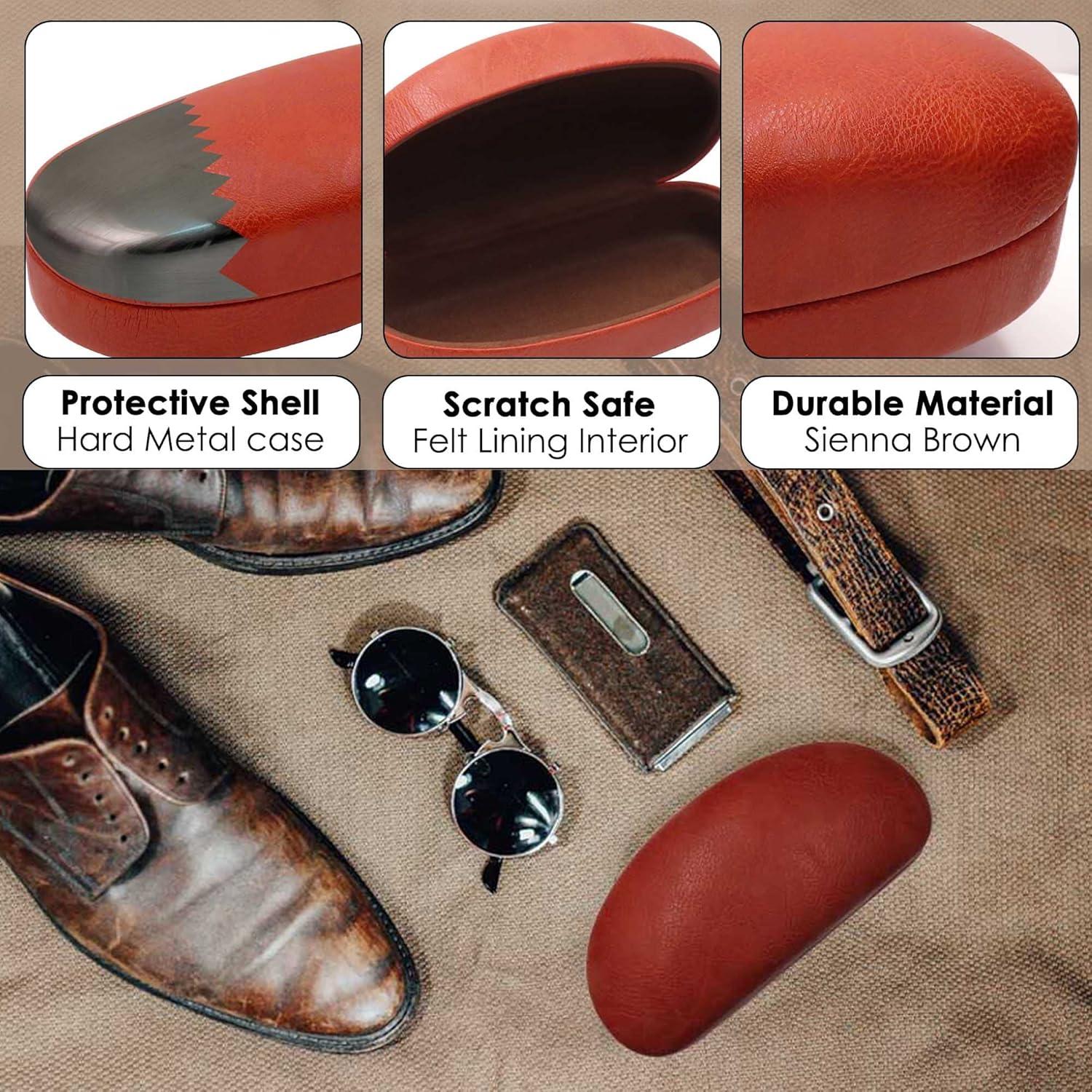 Estuche Duro para Gafas MiEstucheDeGafas Marrón 14.61cm