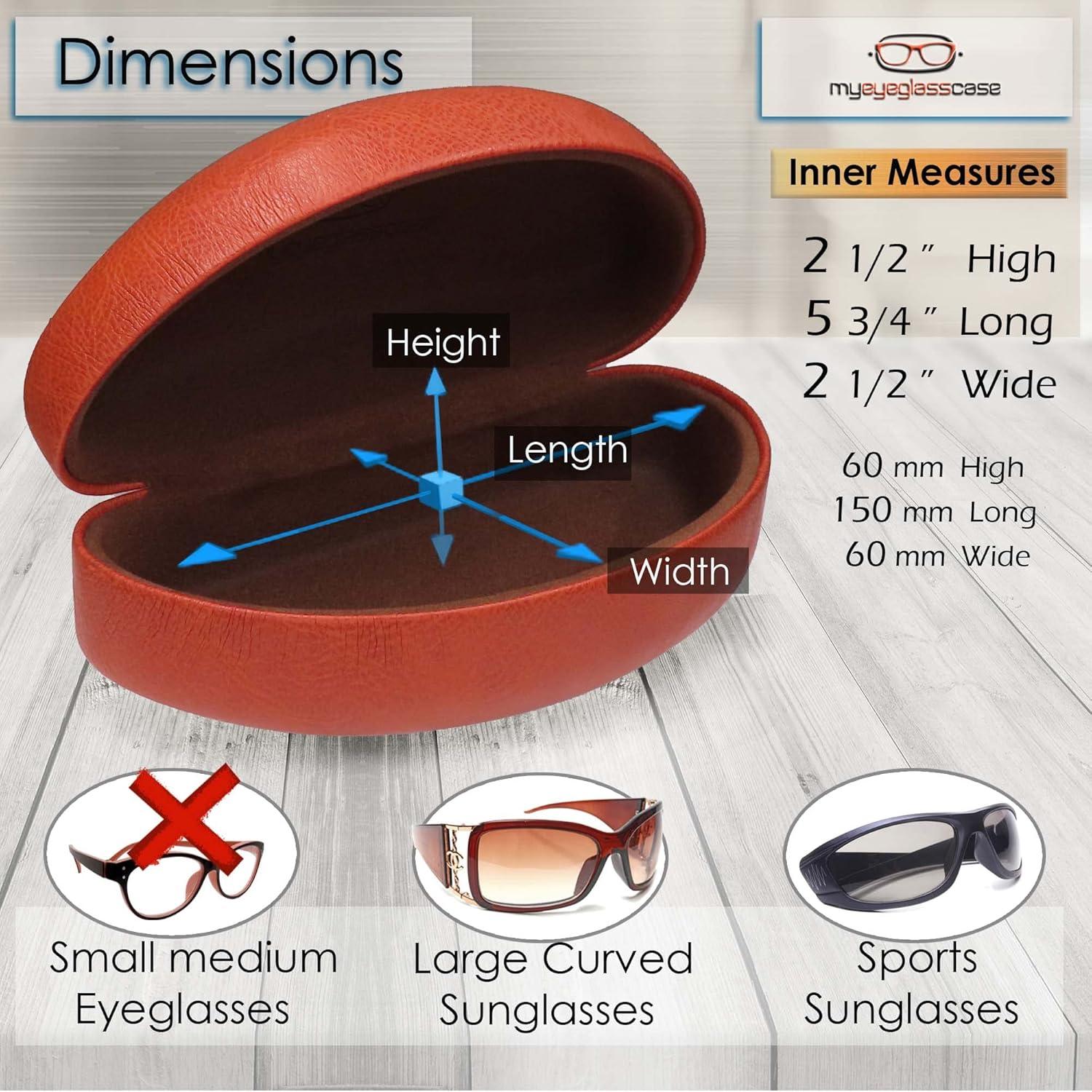 Estuche Duro para Gafas MiEstucheDeGafas Marrón 14,61 cm