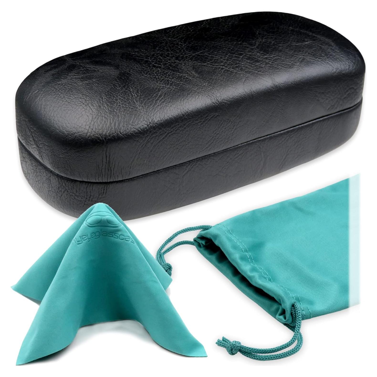 Estuche Duro para Gafas MiEstucheDeGafas Negro Grande