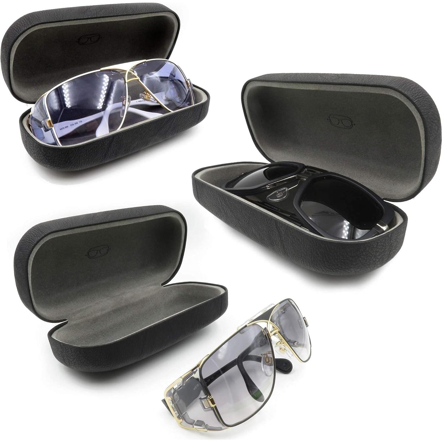 Estuche Duro para Gafas MiEstucheDeGafas Negro Grande