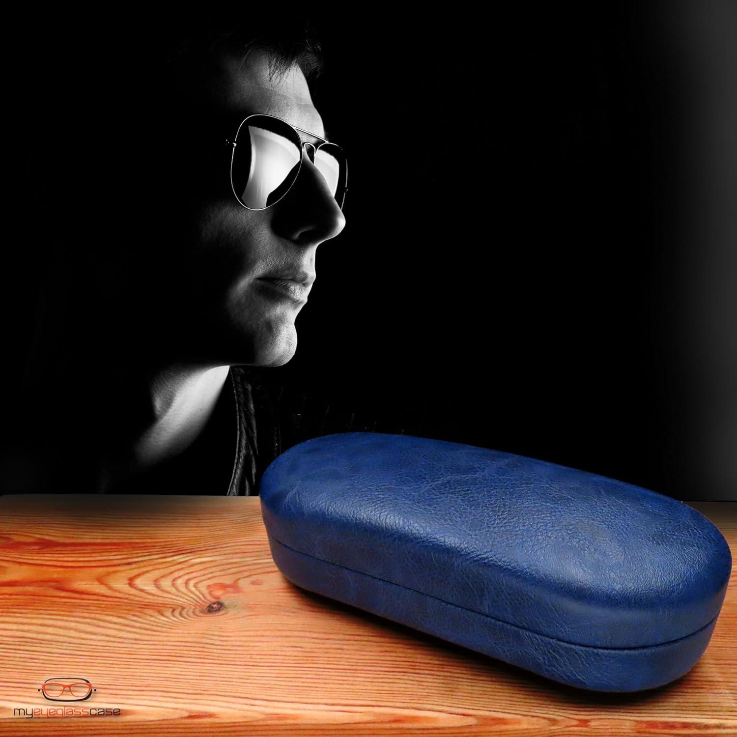 Estuche Duro para Gafas MiEstucheDeGafas Azul Marino