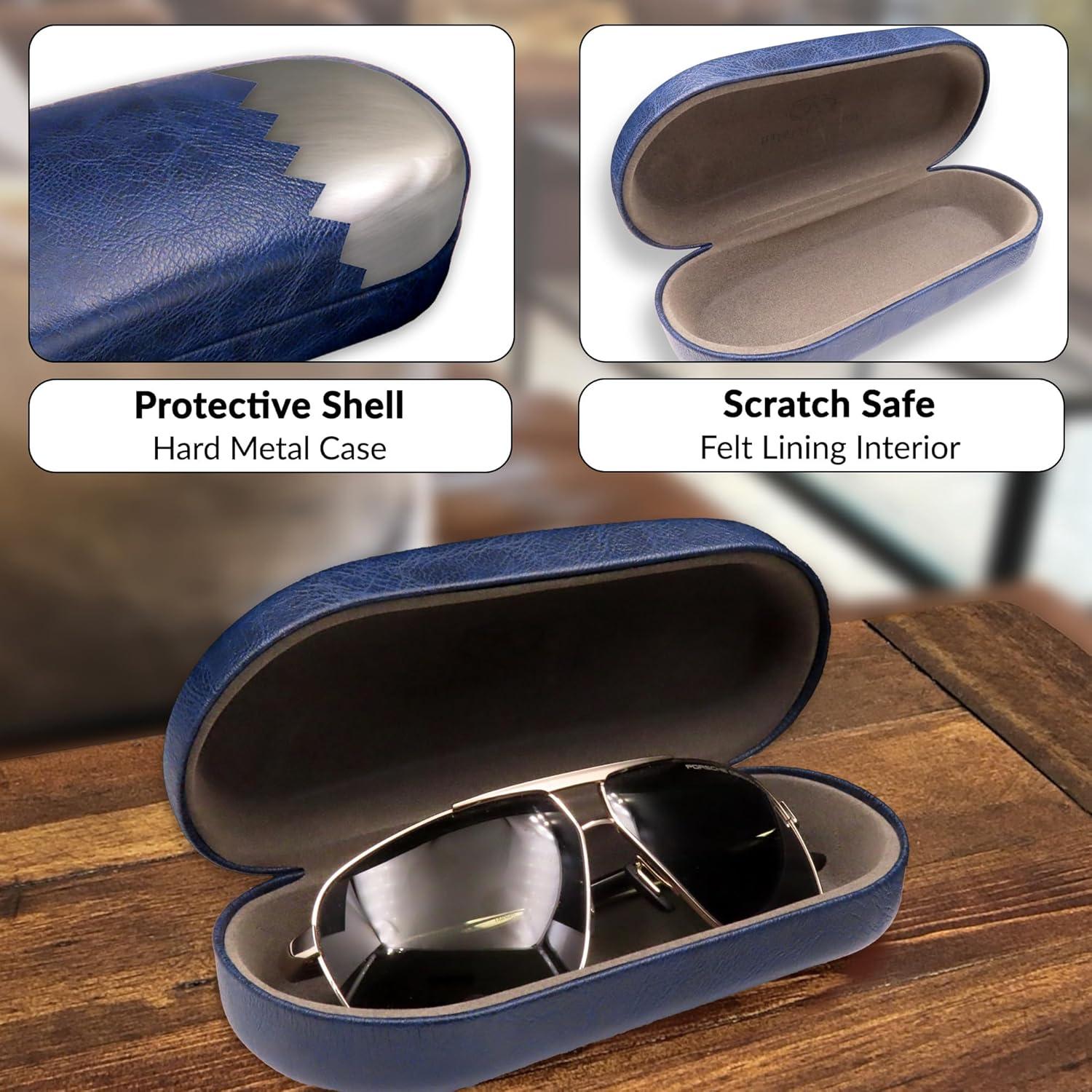 Estuche Duro para Gafas MiEstucheDeGafas Azul Marino