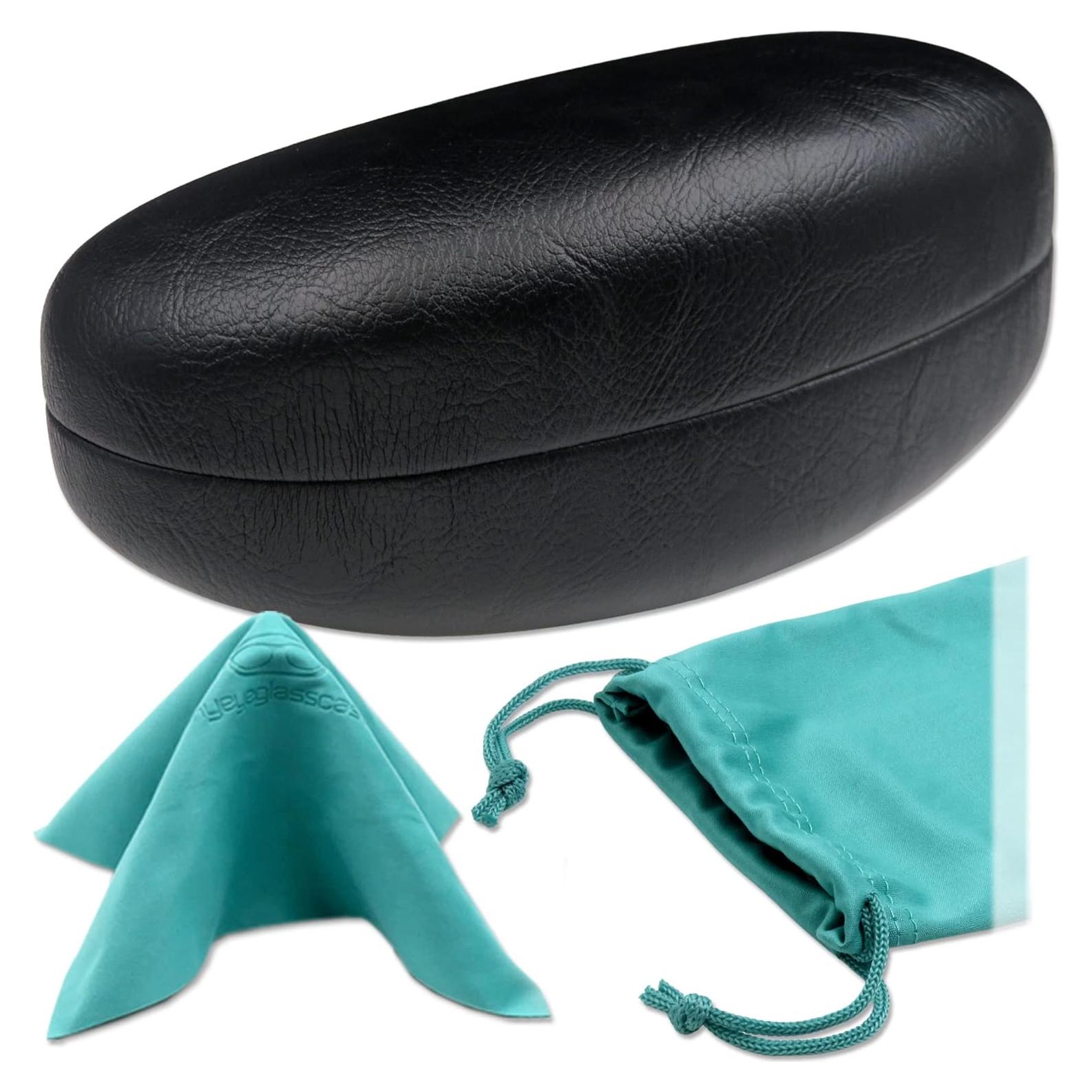 Estuche Duro para Gafas MiEstucheDeGafas Negro Grande