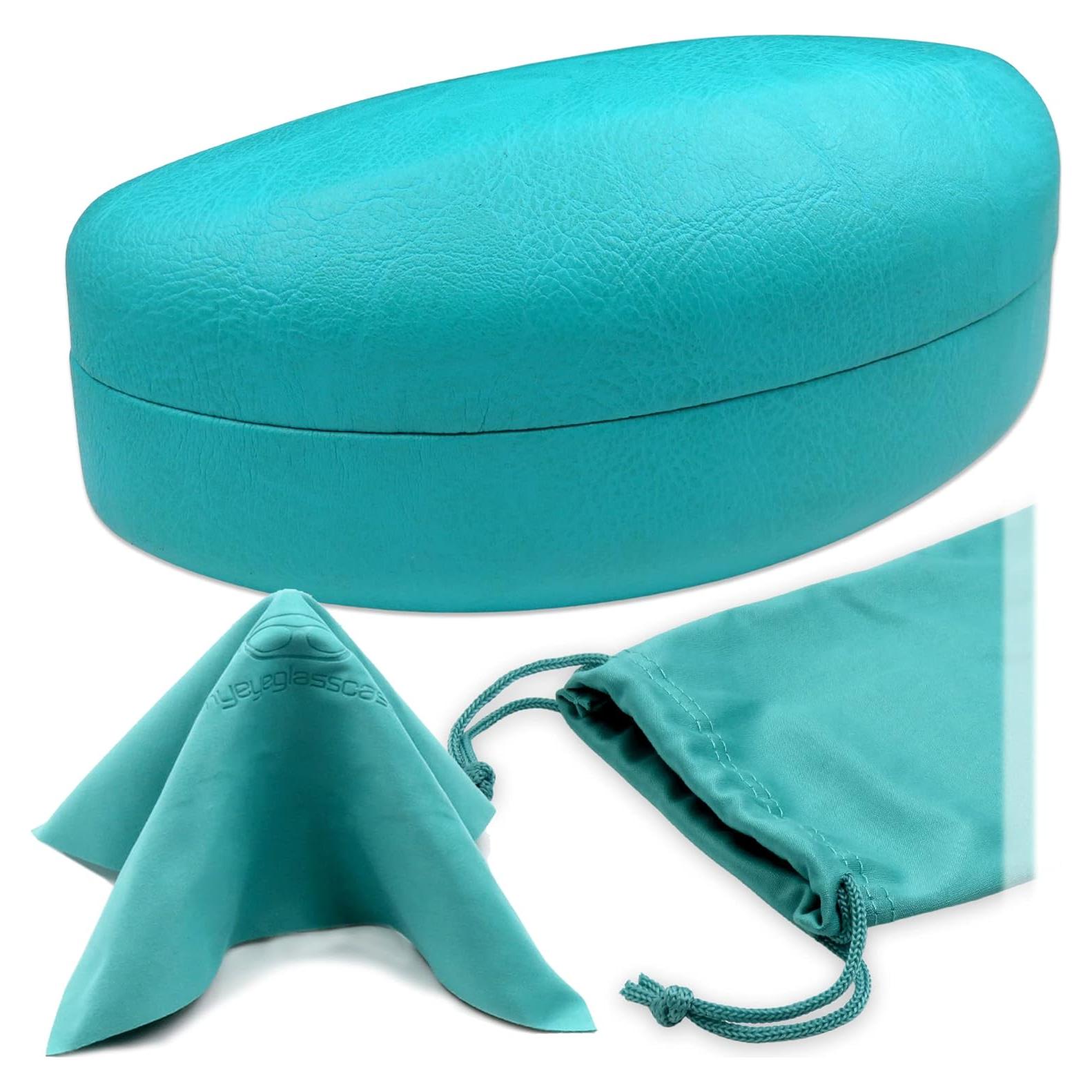 Estuche Duro para Gafas MiEstucheDeGafas Verde Azulado