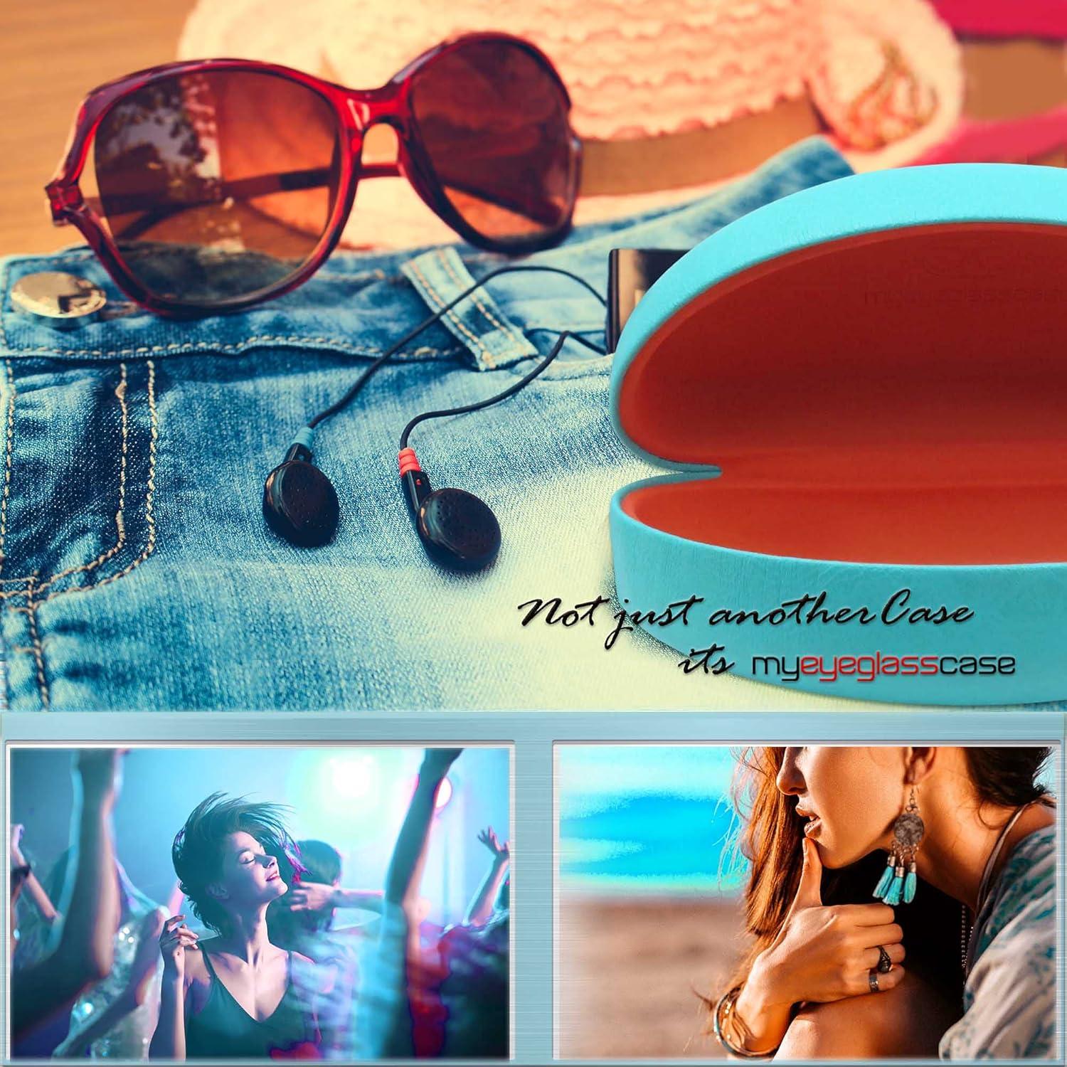 Estuche Duro para Gafas MiEstucheDeGafas Verde Azulado