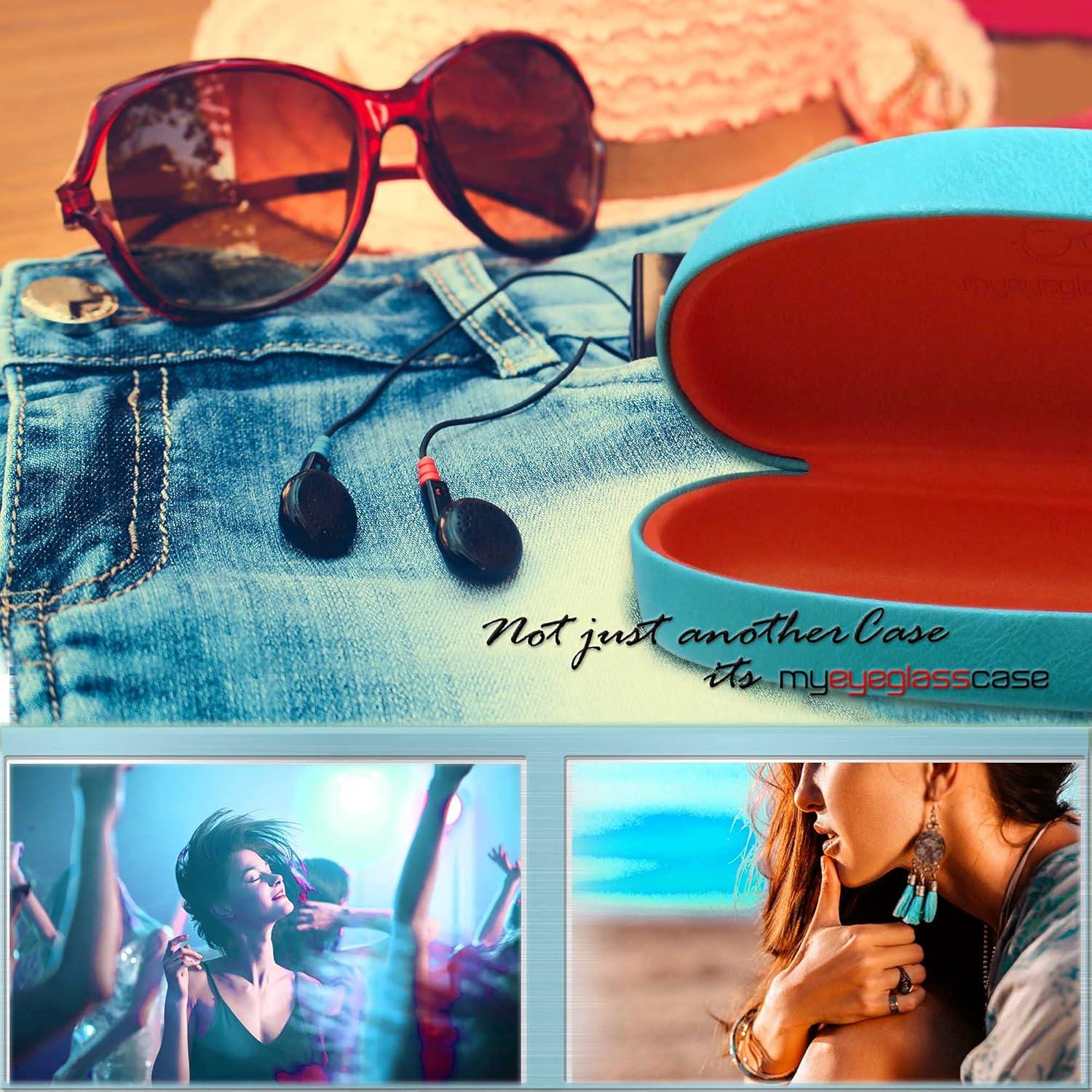 Estuche Duro para Gafas MiEstucheDeGafas Teal Mediano