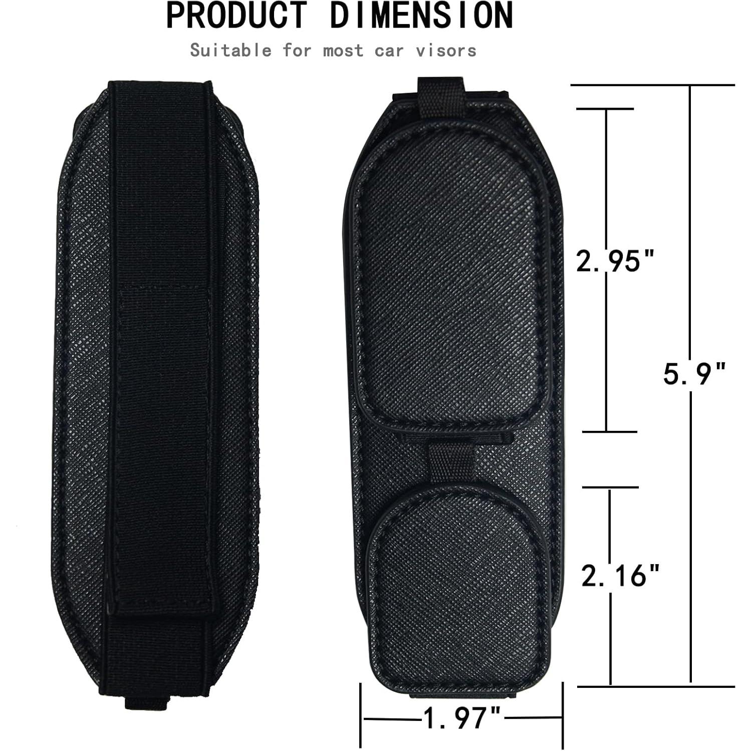 Soporte de Gafas de Sol ACIOOCO Magnético para Coche Negro
