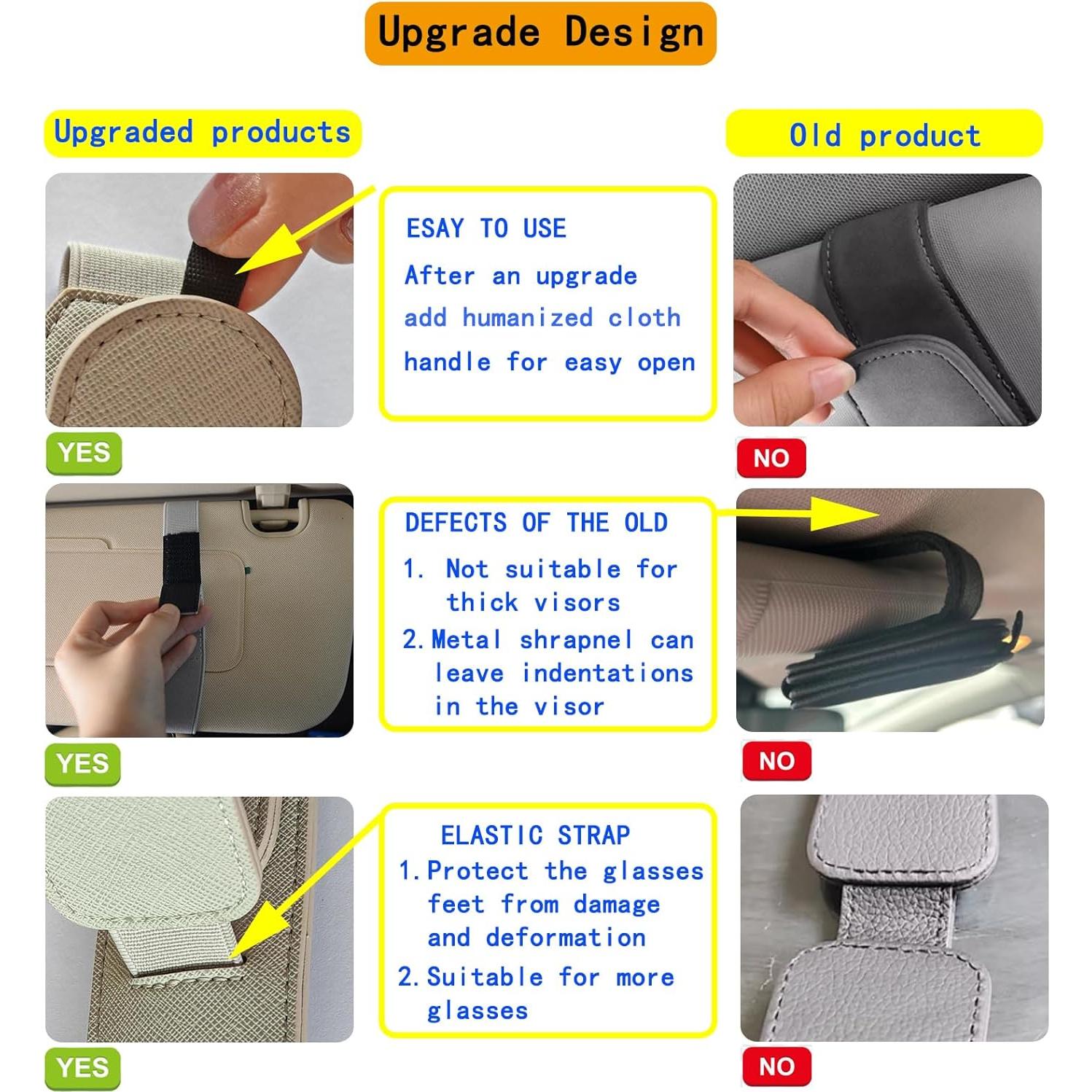 Soporte Magnético para Gafas de Sol ACIOOCO Gris