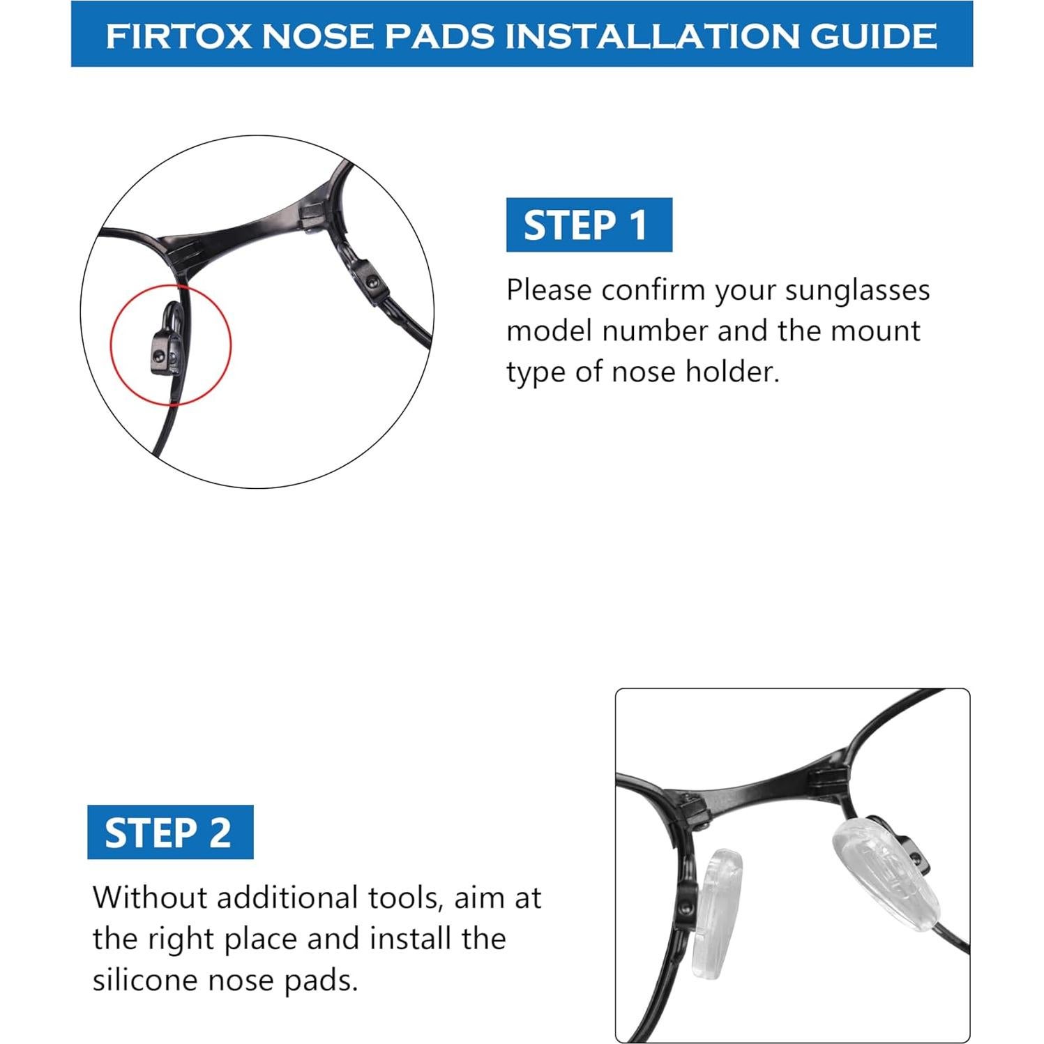 Almohadillas Nasales de Reemplazo Oakley Socket 5.5 y 5.0