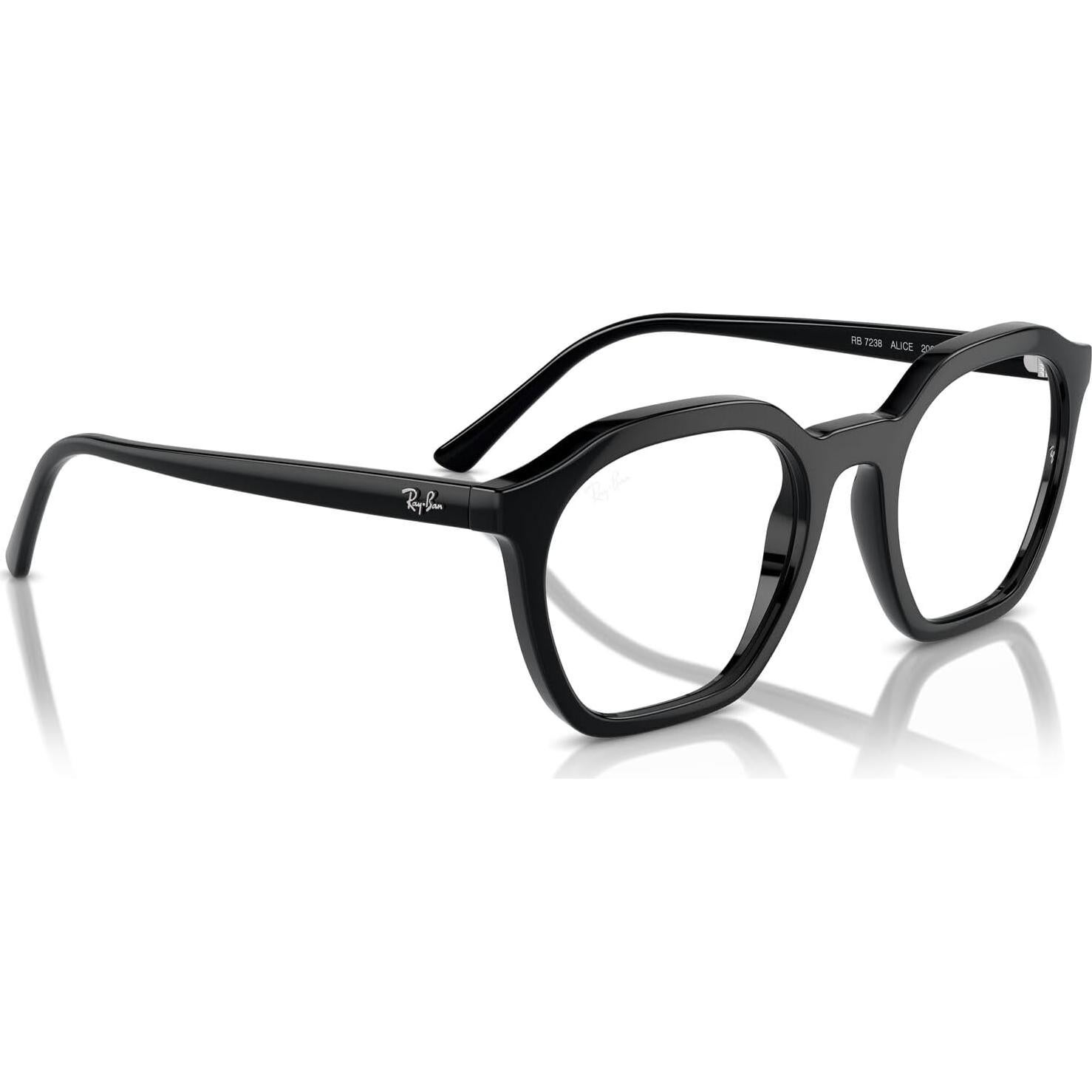 Gafas de Prescripción Ray-Ban RX7238 Alice Cuadradas Negras