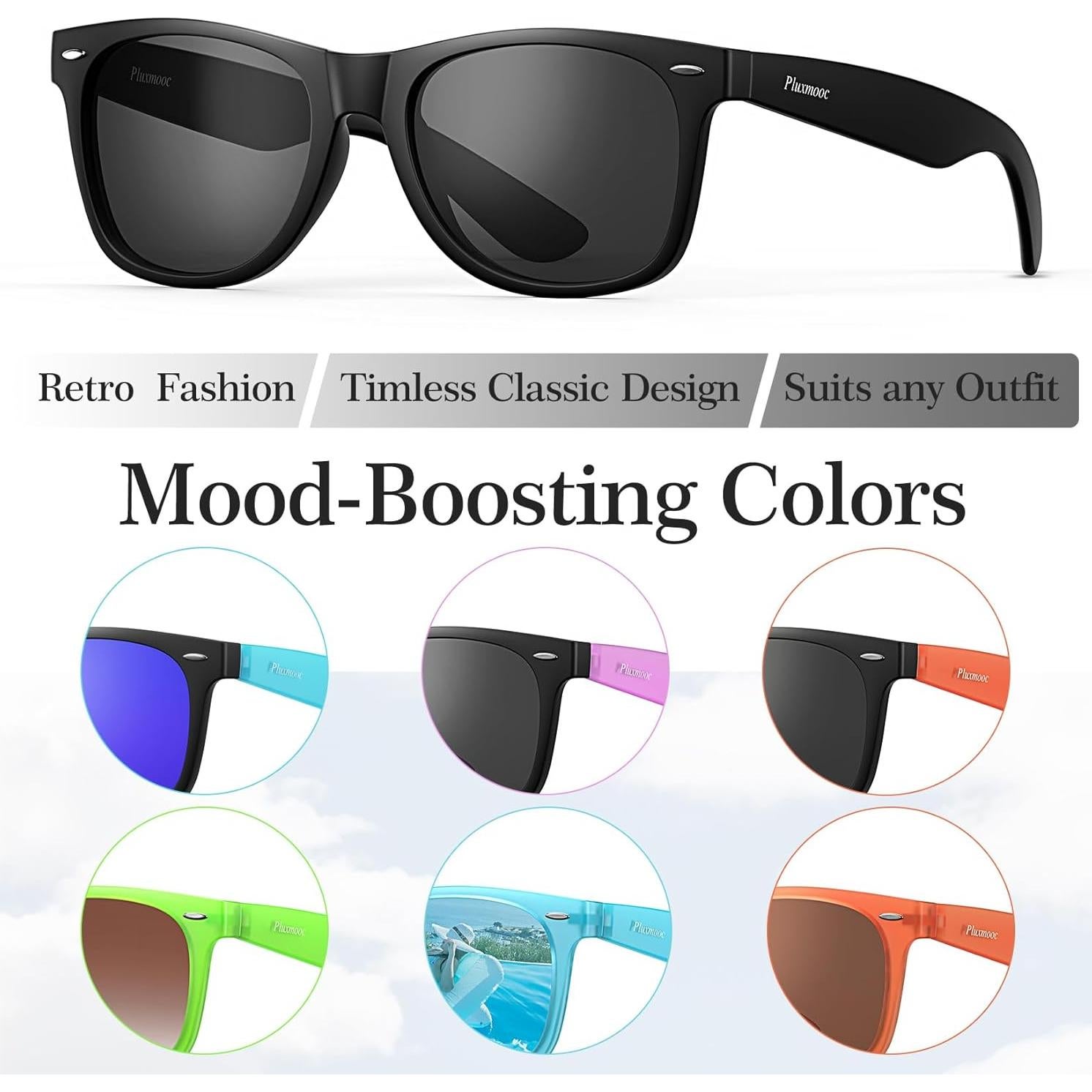 Gafas de sol polarizadas Pluxmooc UV400 unisex - Modelo VK 932
