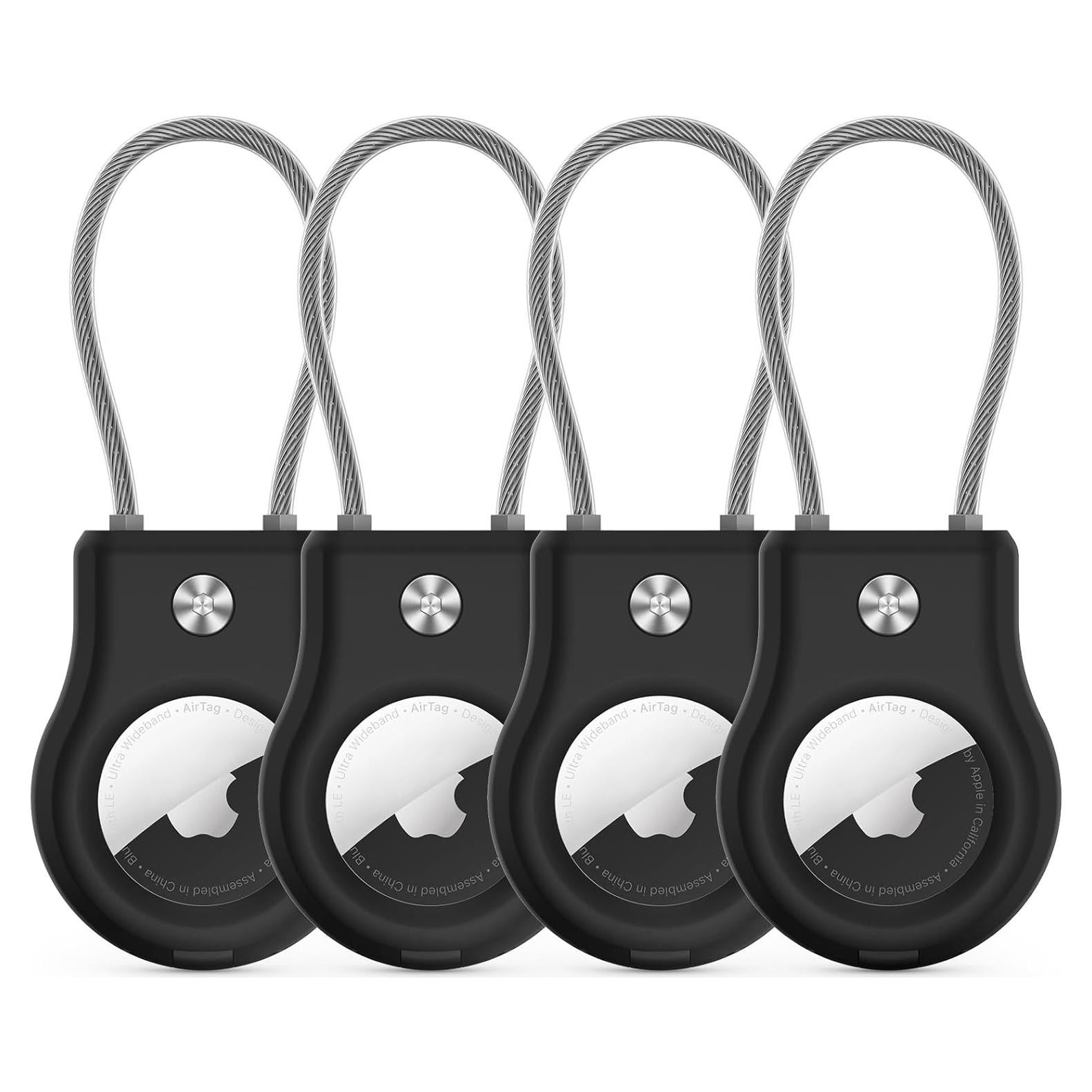 Soporte para AirTag Motande - Funda protectora negra