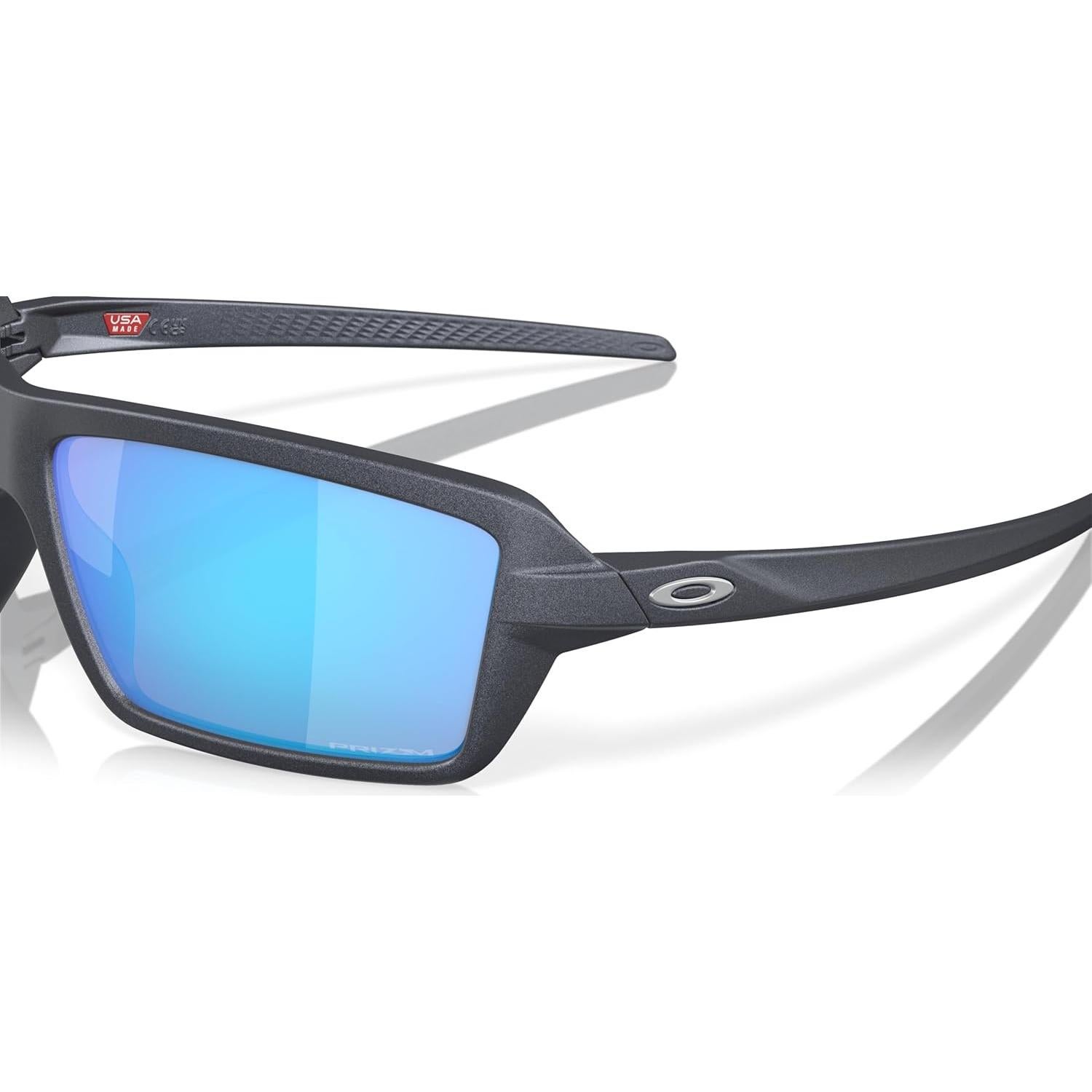 Gafas de sol Oakley OO9129 Cables Acero azul 63mm