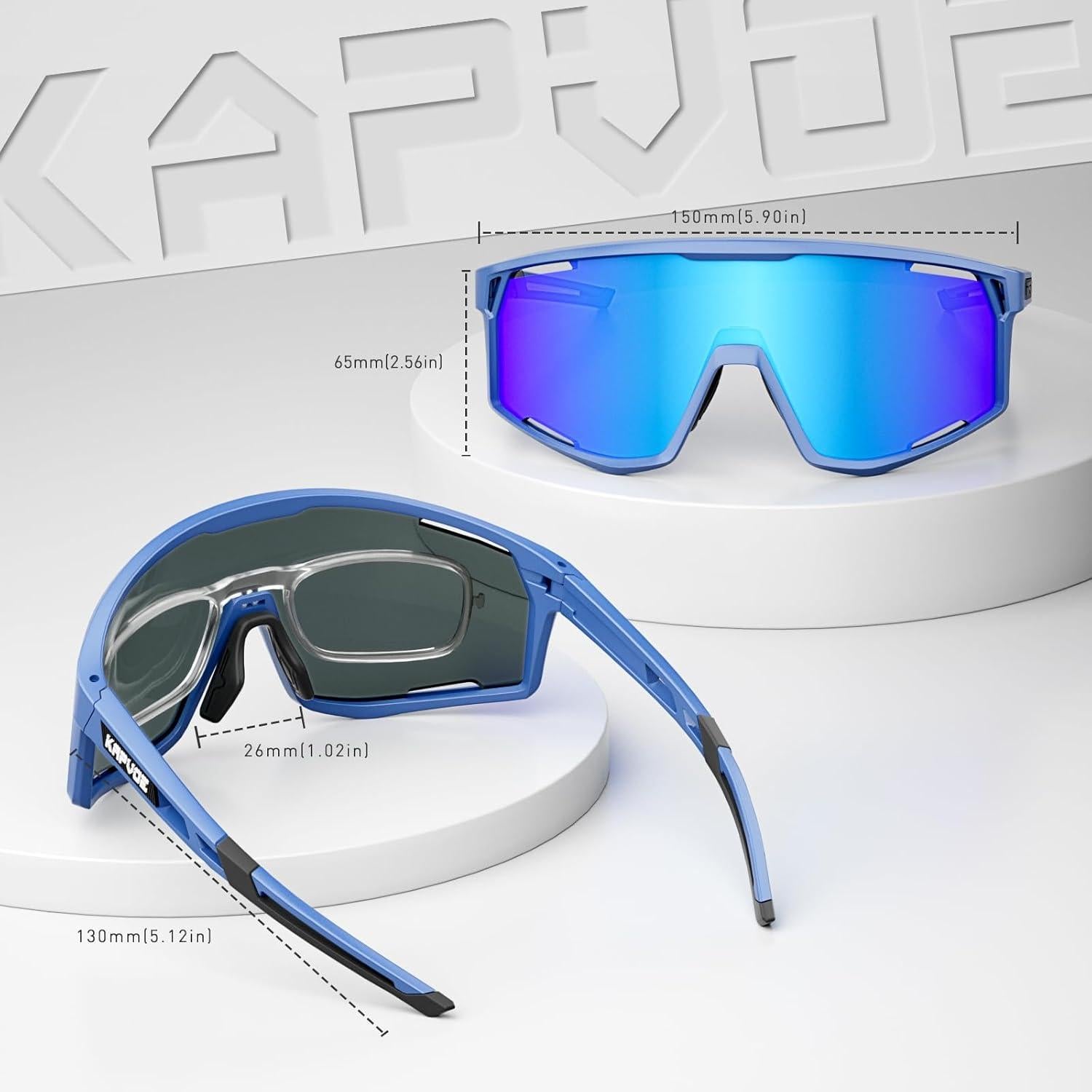 Gafas de sol KAPVOE polarizadas UV400 para ciclismo y deportes